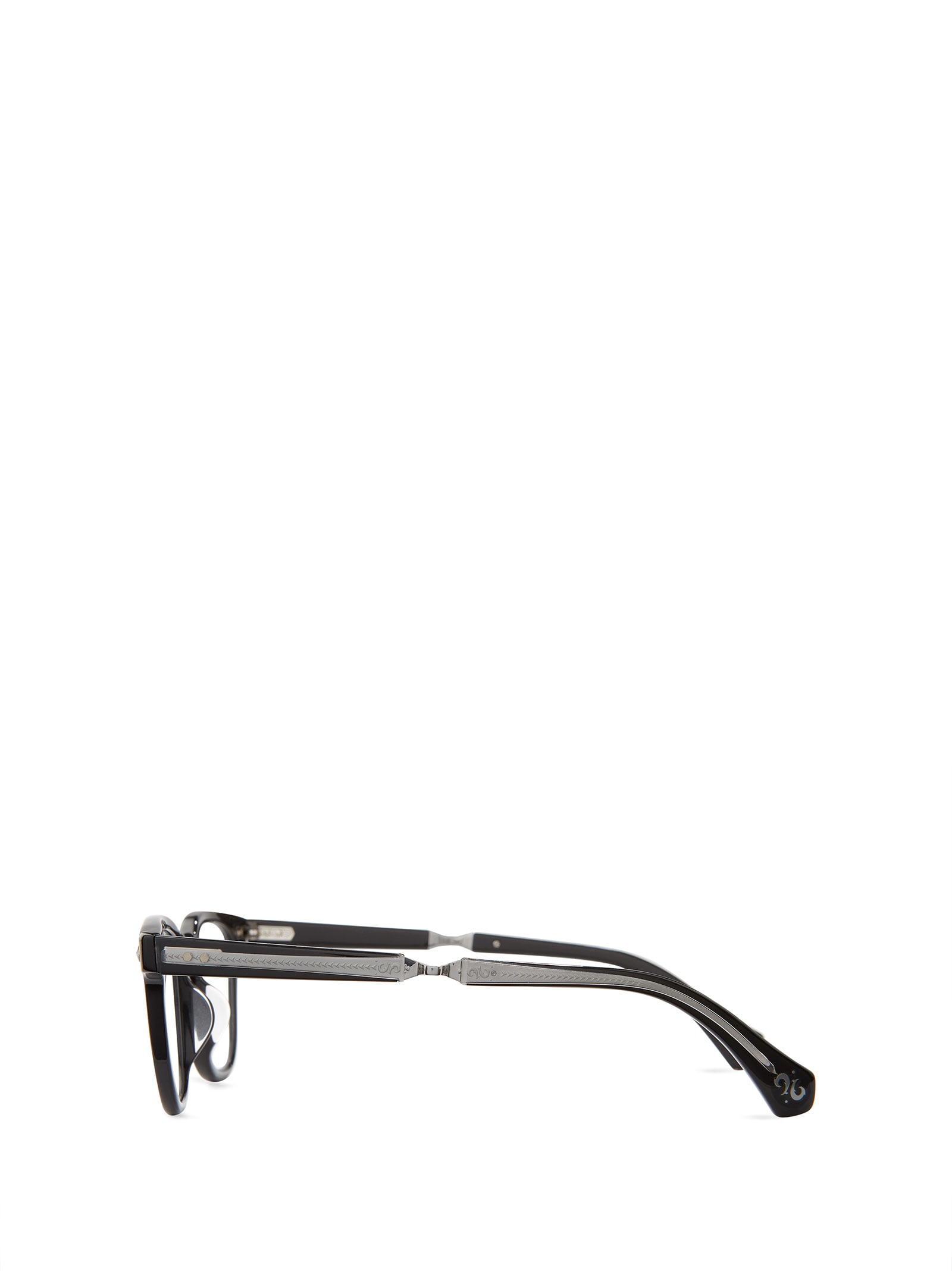 Shop Mr Leight Dean C 44 Black-pewter Glasses