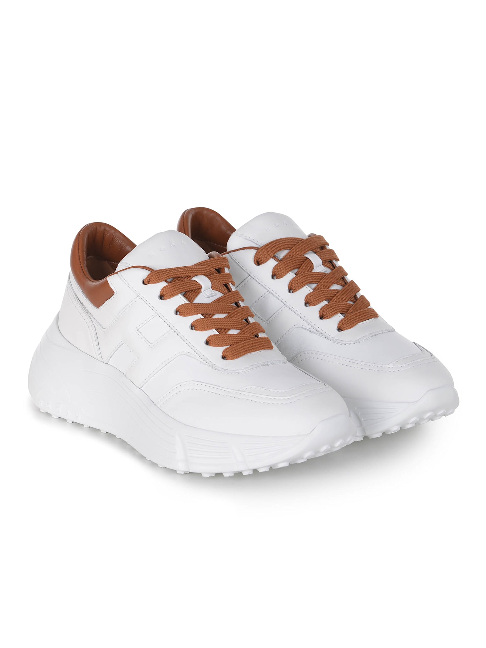 Hogan H669 Allacciato Sneaker In White