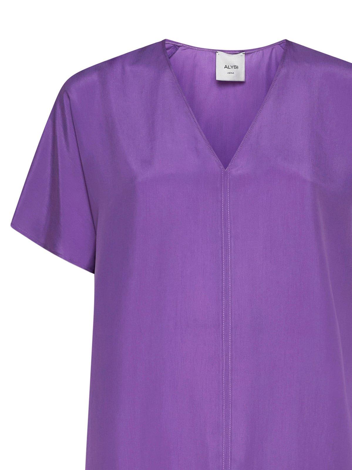 Shop Alysi V-neck Short-sleeved Top