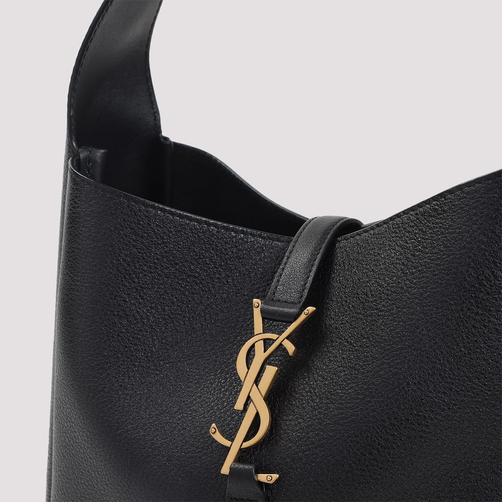 Saint Laurent Le 5a7 S Shoulder Bag In Black