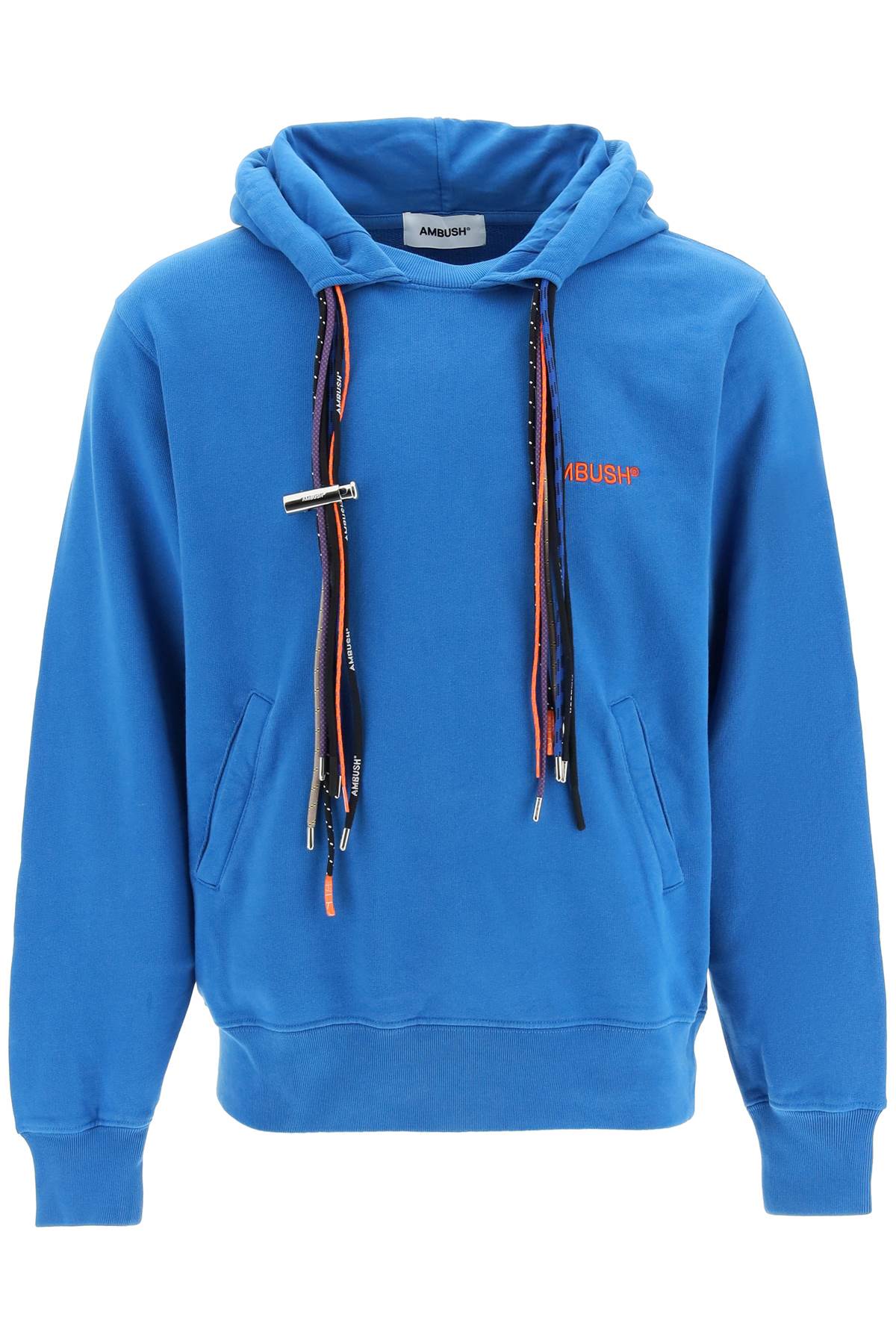 Shop Ambush Multicord Hoodie In Organic Cotton In Blue