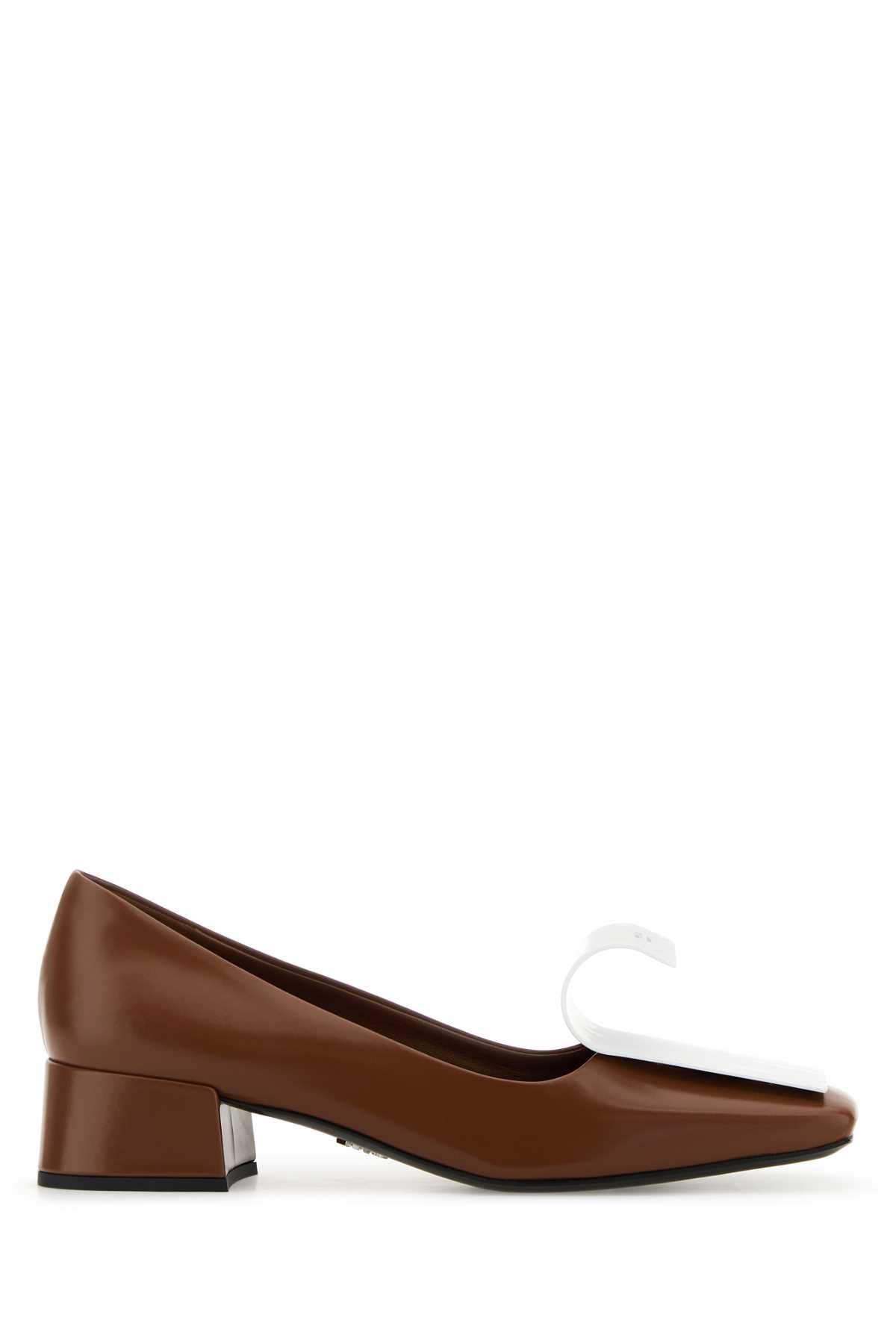 Prada Two-tone Leather Pumps