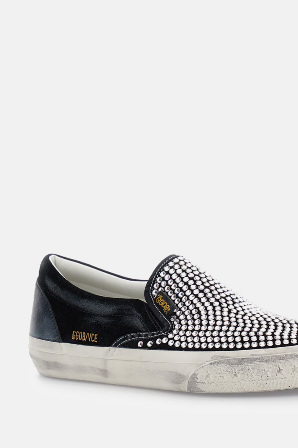 Golden Goose Suede Upper Sneakers In Black
