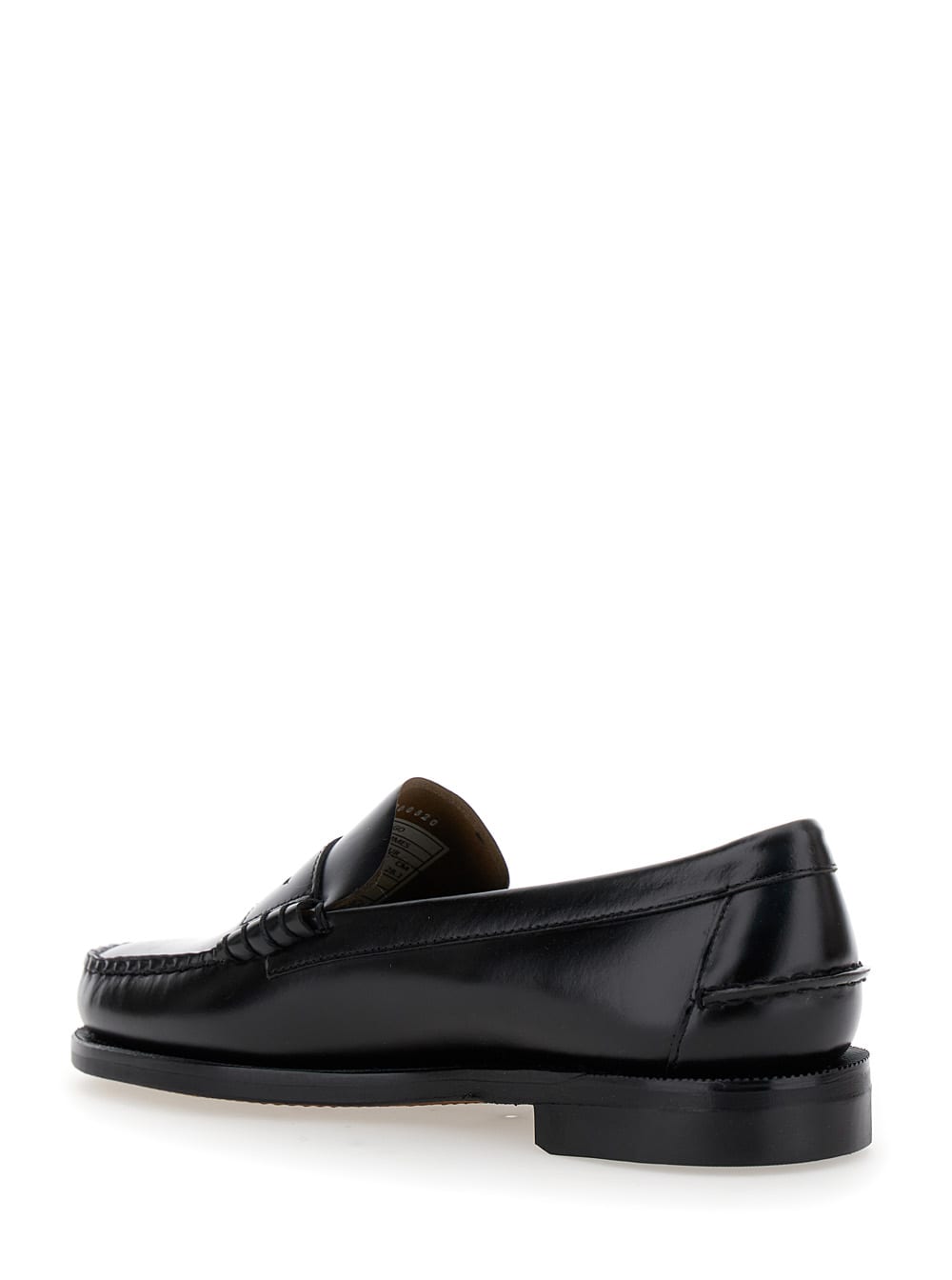 Sebago Man Loafers Burgundy Size 9 Soft Leather In Black