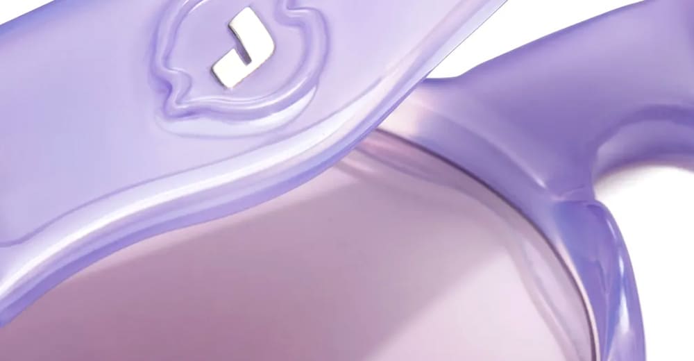 Junk Plastic Rehab Jello - Crystal Ball Sunglasses In Purple