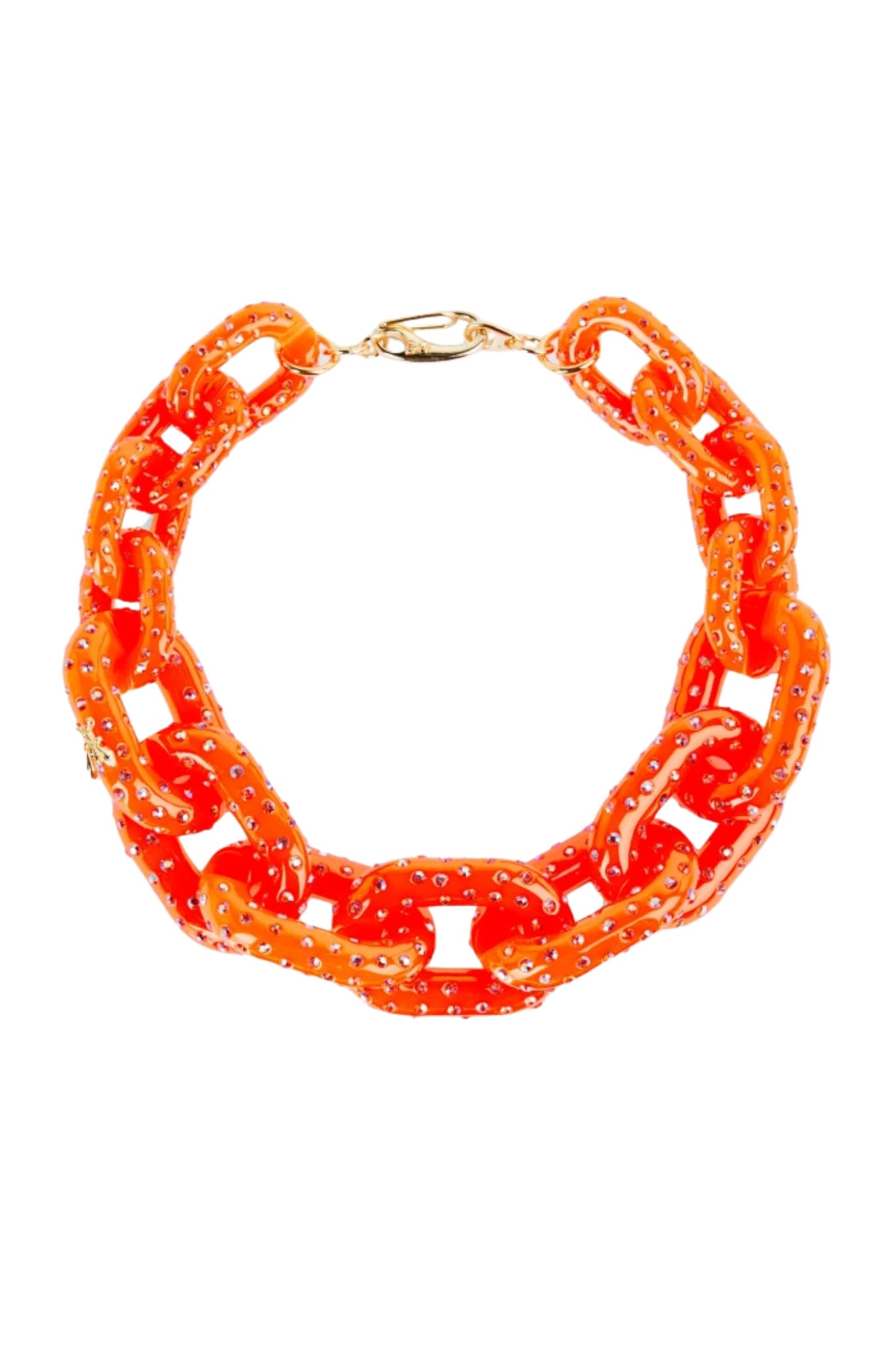 Rhinestone Chain Necklace
