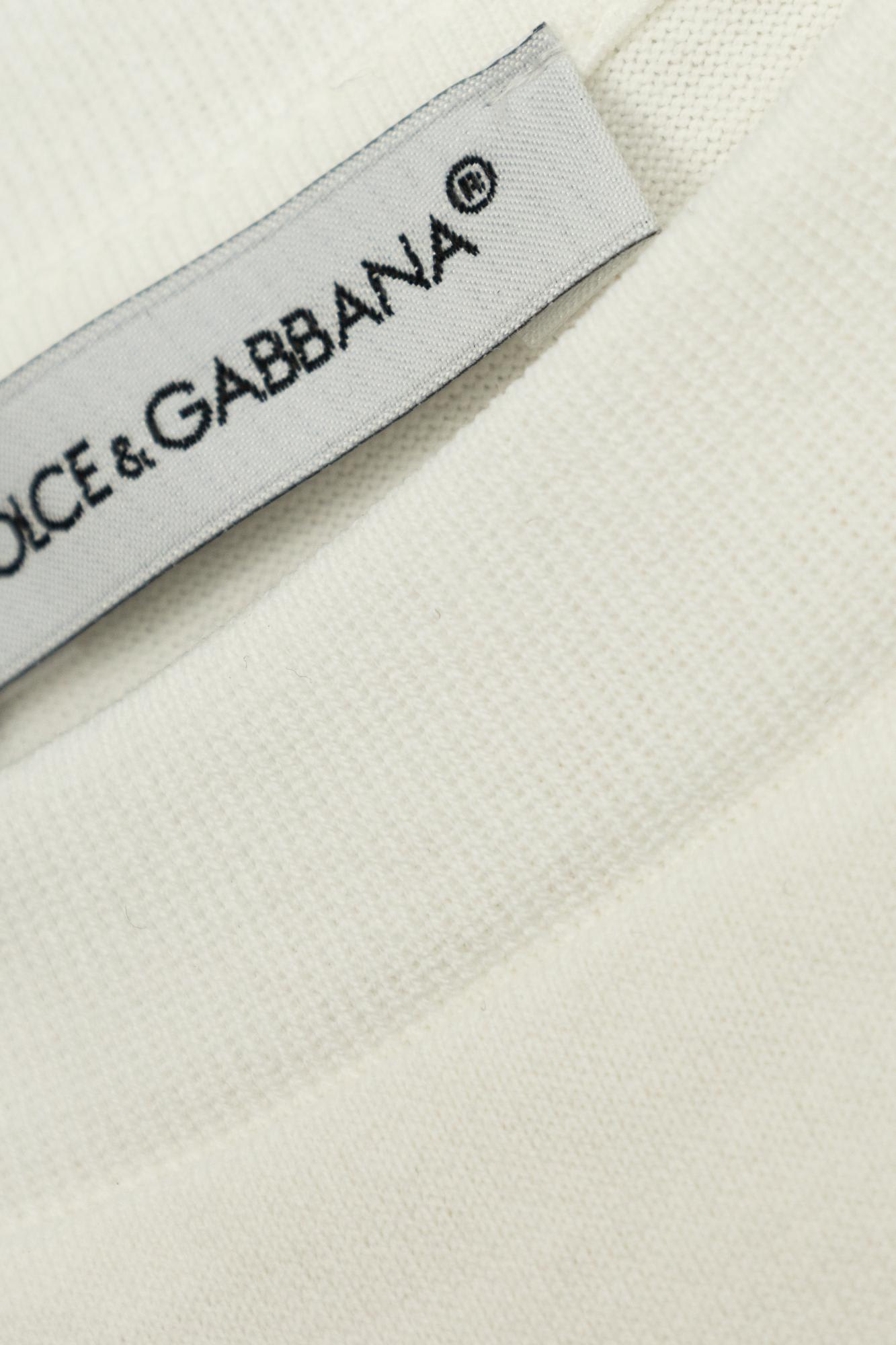Dolce & Gabbana Girl's Embellished Interlocked Logo-print T-shirt