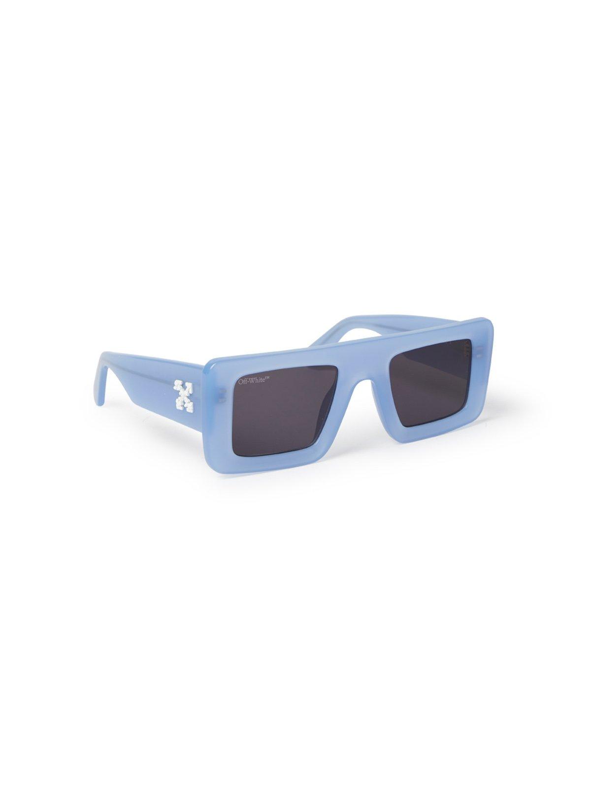 Off-white Square Frame Sunglasses In 4007 Light Blue