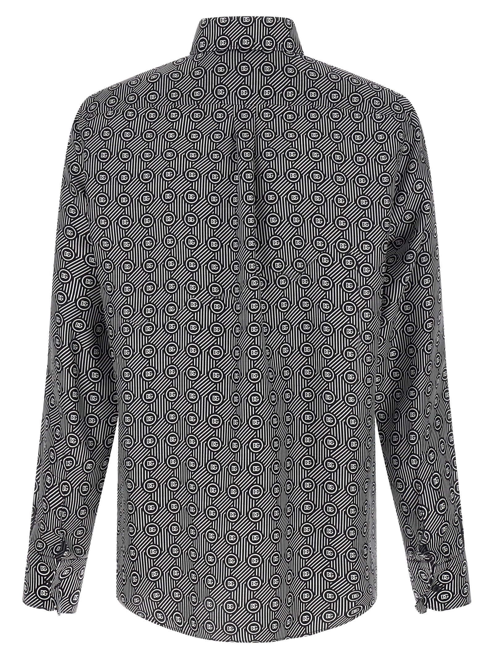 Dolce & Gabbana Private Wardrobe Long Sleeves Shirt In Gray