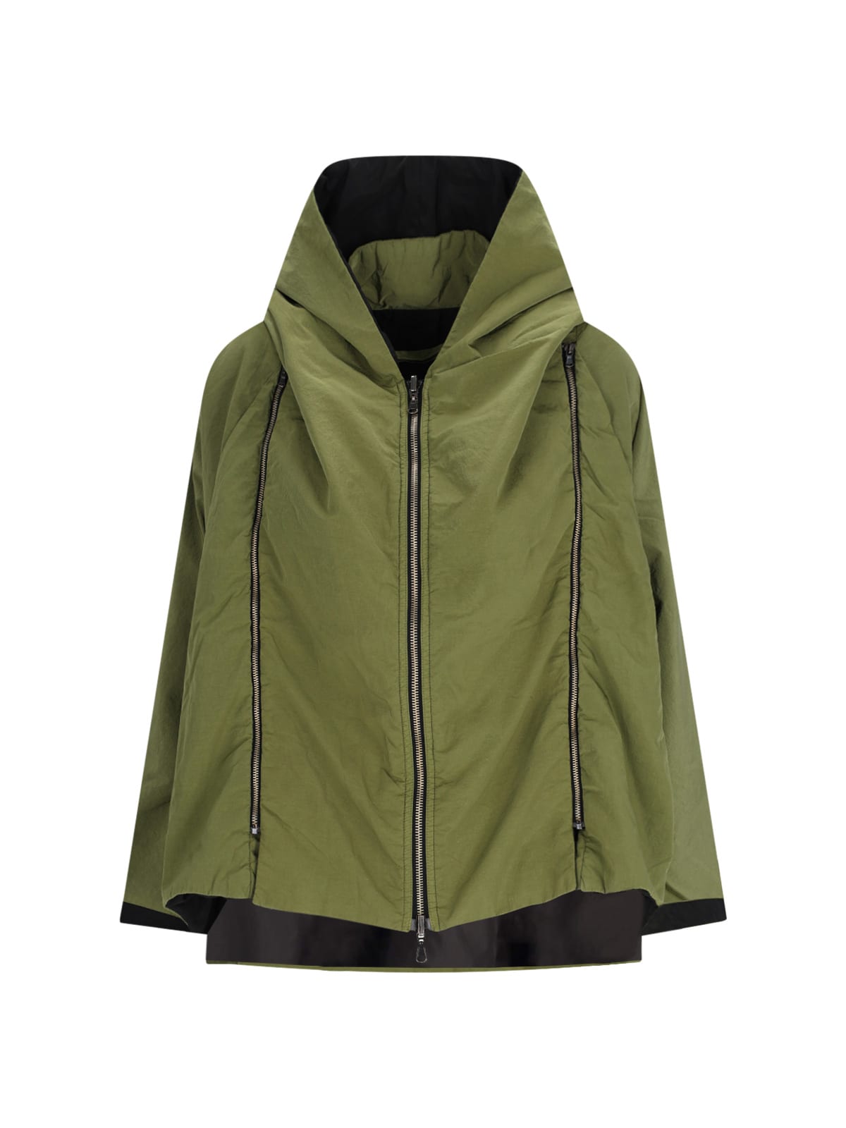 Shop Kimonorain Reversible Raincoat In Green