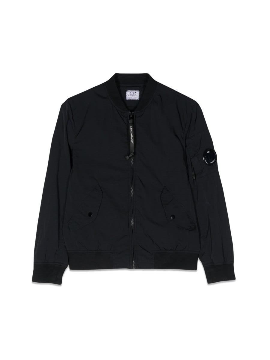 C.p. Company Kids' Bomber In Blue