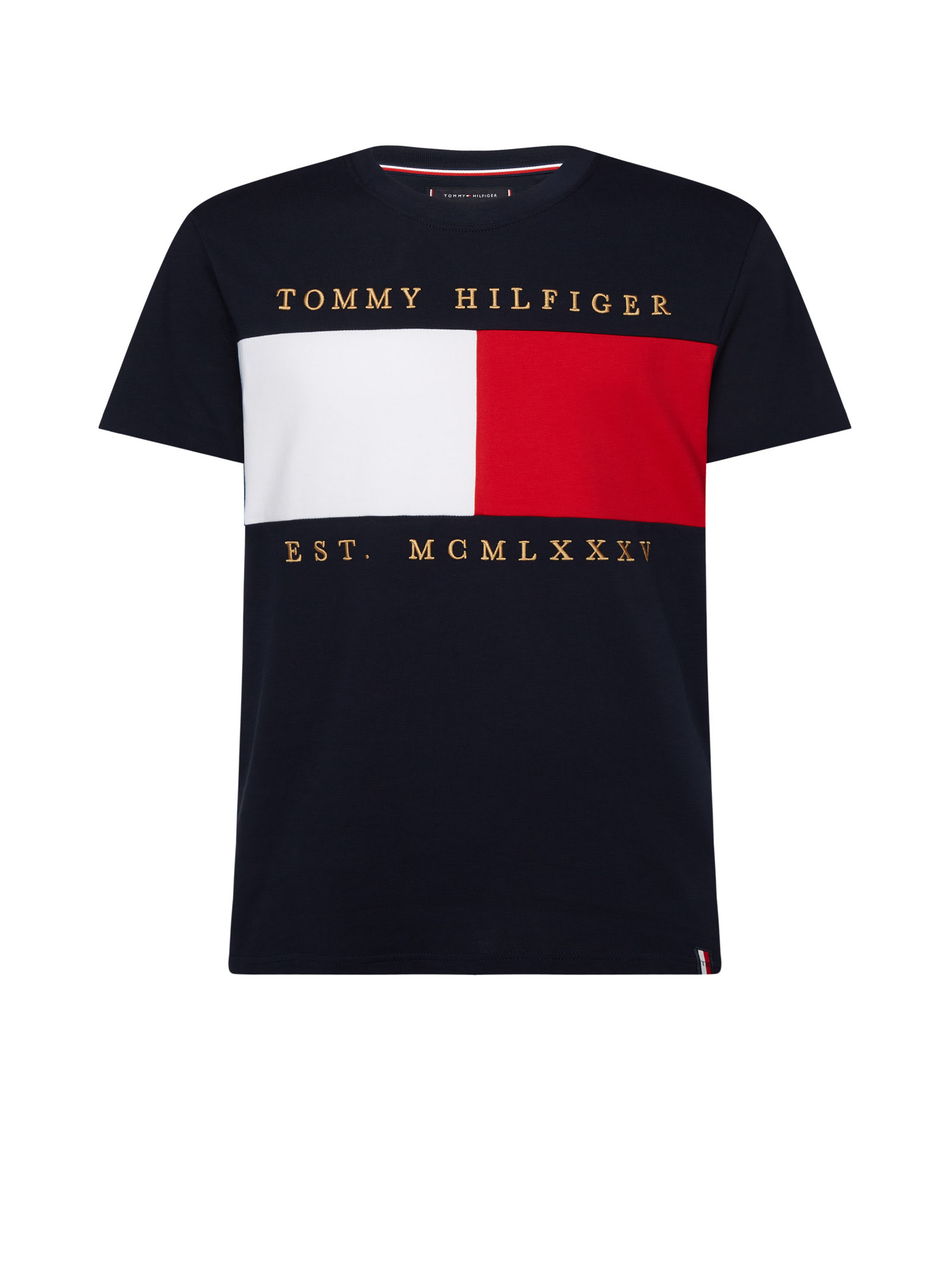 tommy hilfiger colour block t shirt