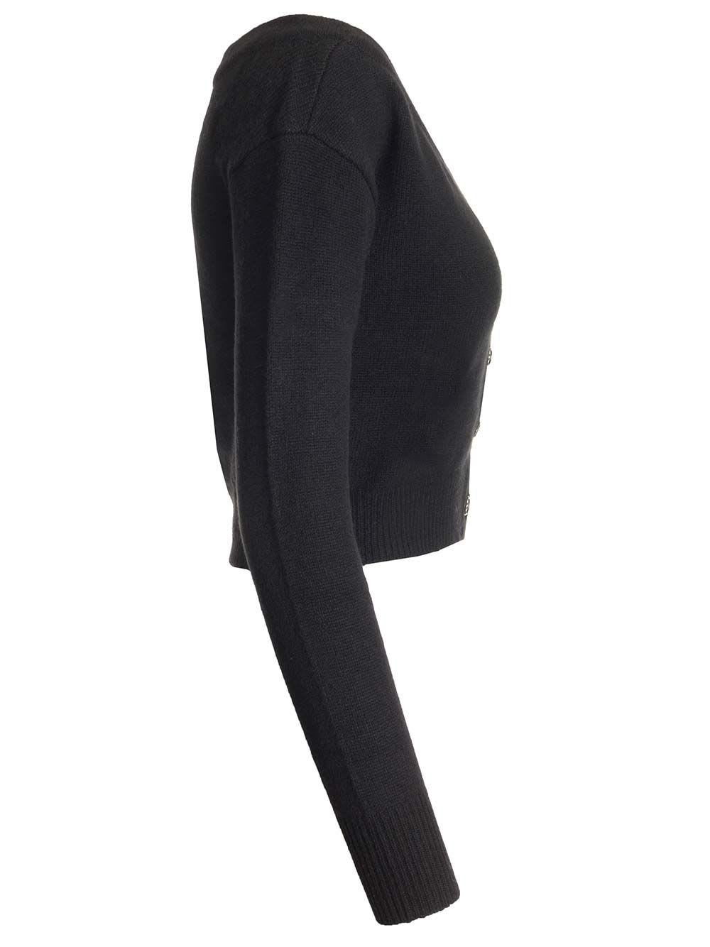 Lisa Yang Beata Off-shoulder Cashmere Cardigan In Black
