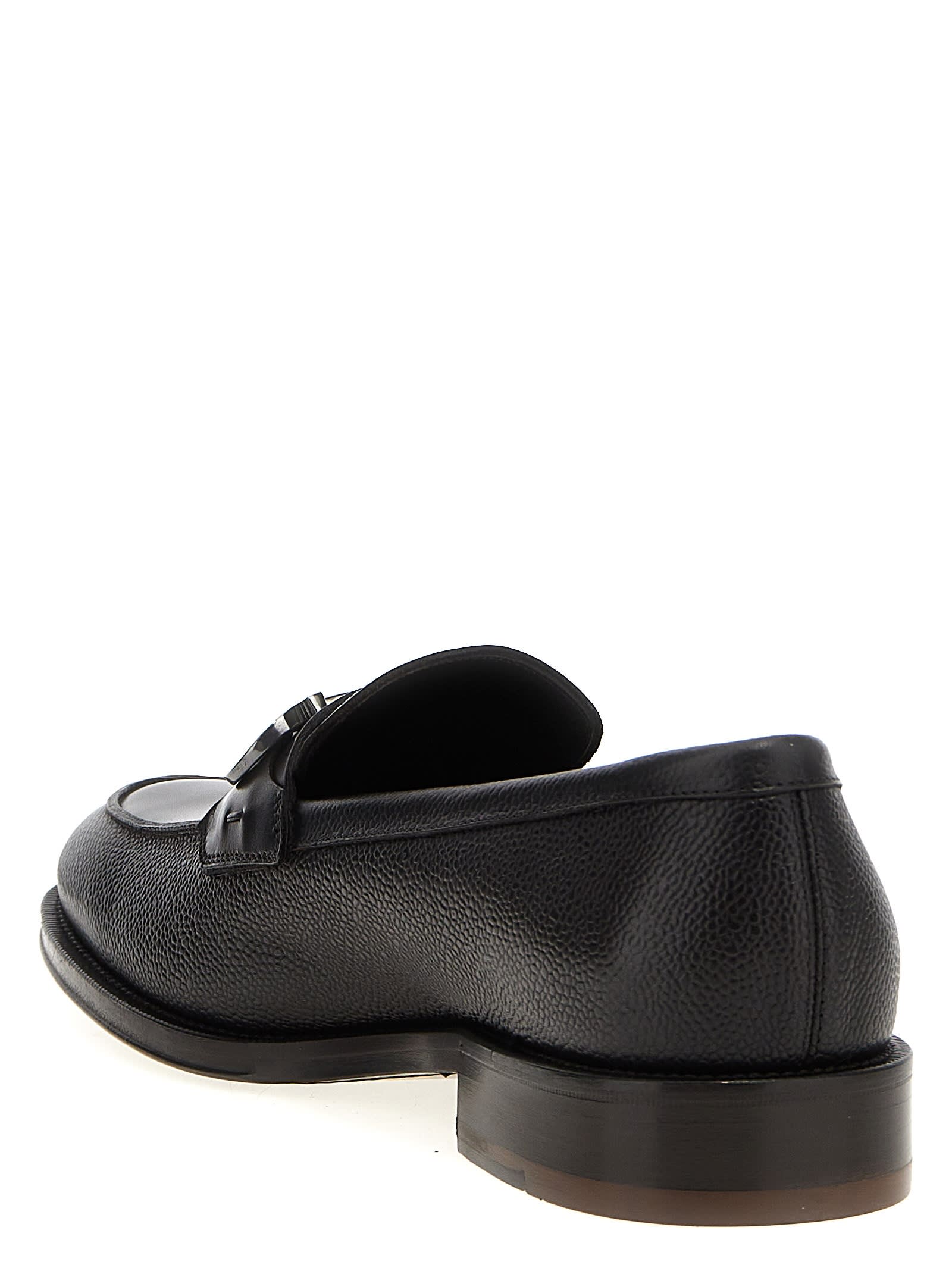 Ferragamo Benedict Loafers In Black