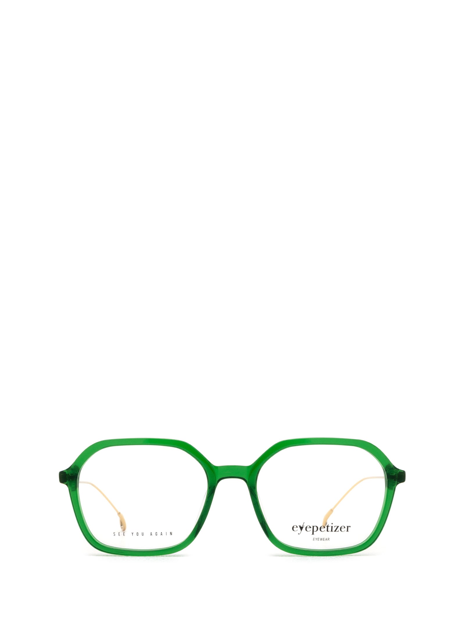 Eyepetizer Aida Opt Transparent Green Glasses