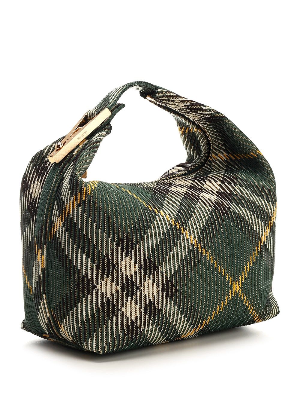 Shop Burberry Medium Peg Travel Bag In Green