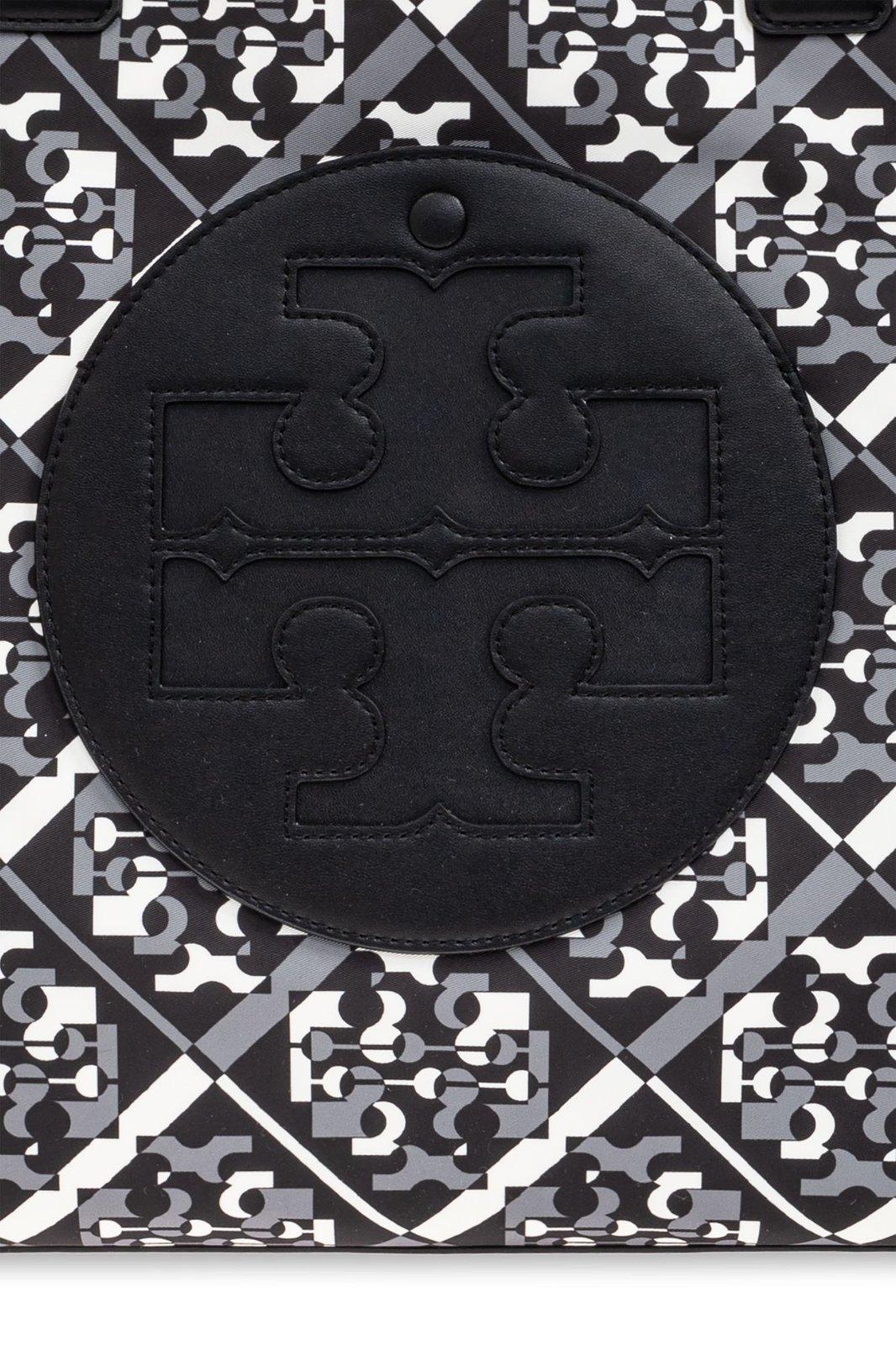 Tory Burch Small Ella Printed Tote In Prismatic Logo
