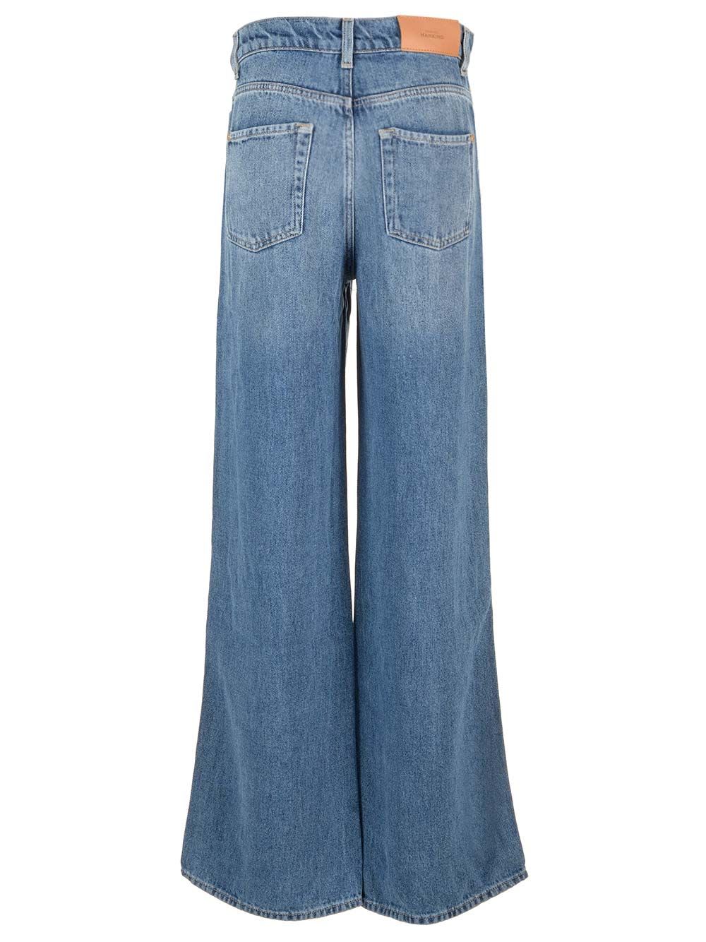 Shop 7 For All Mankind Lyocell Jeans In Blue