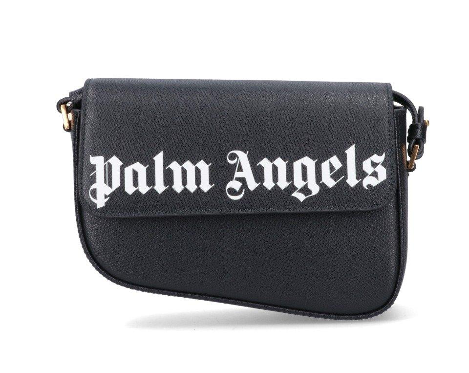 Palm Angels Crash Logo-printed Chained Shoulder Bag