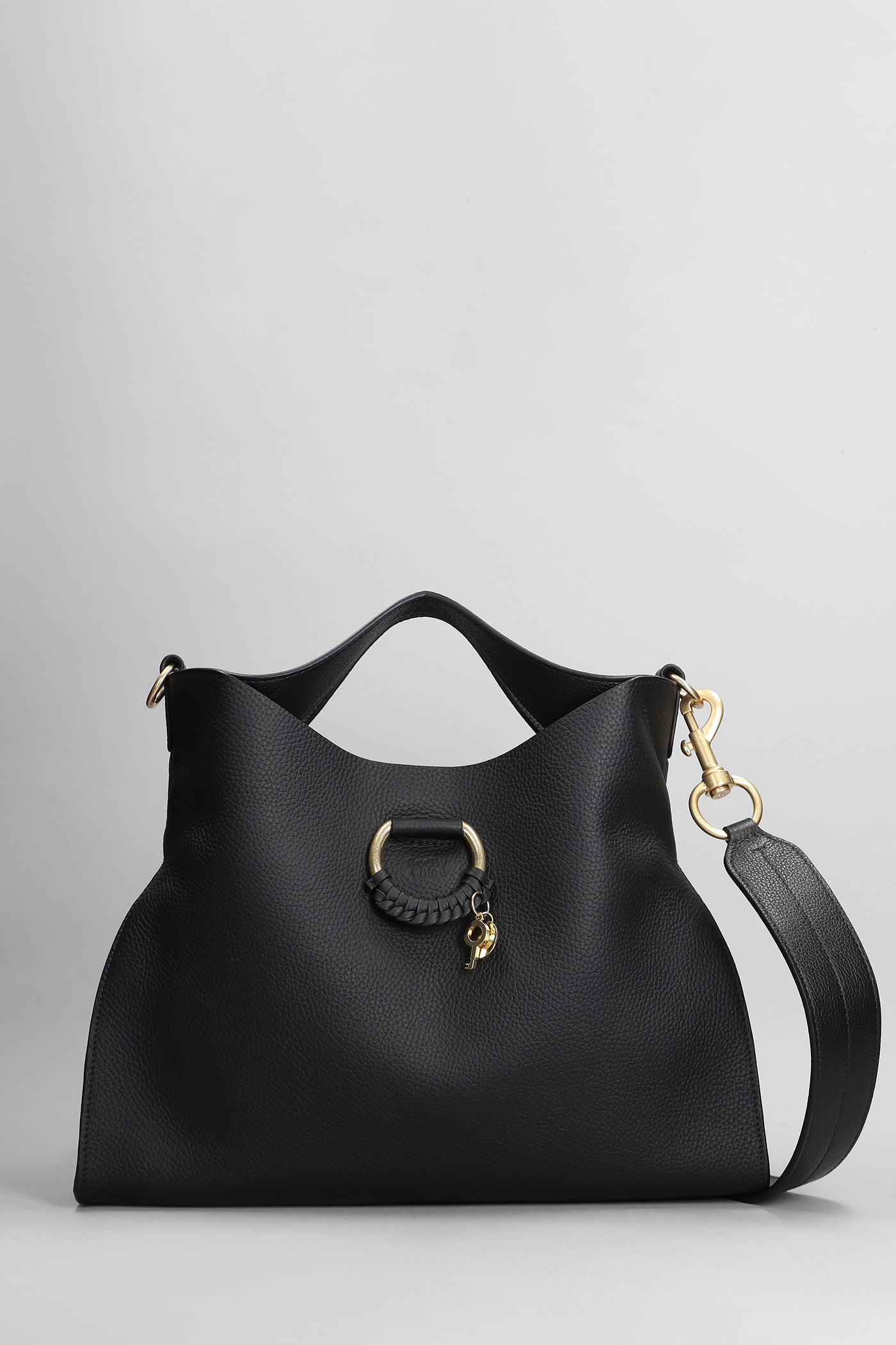 Shop See By Chloé Joan Shoulder Bag In Black Leather