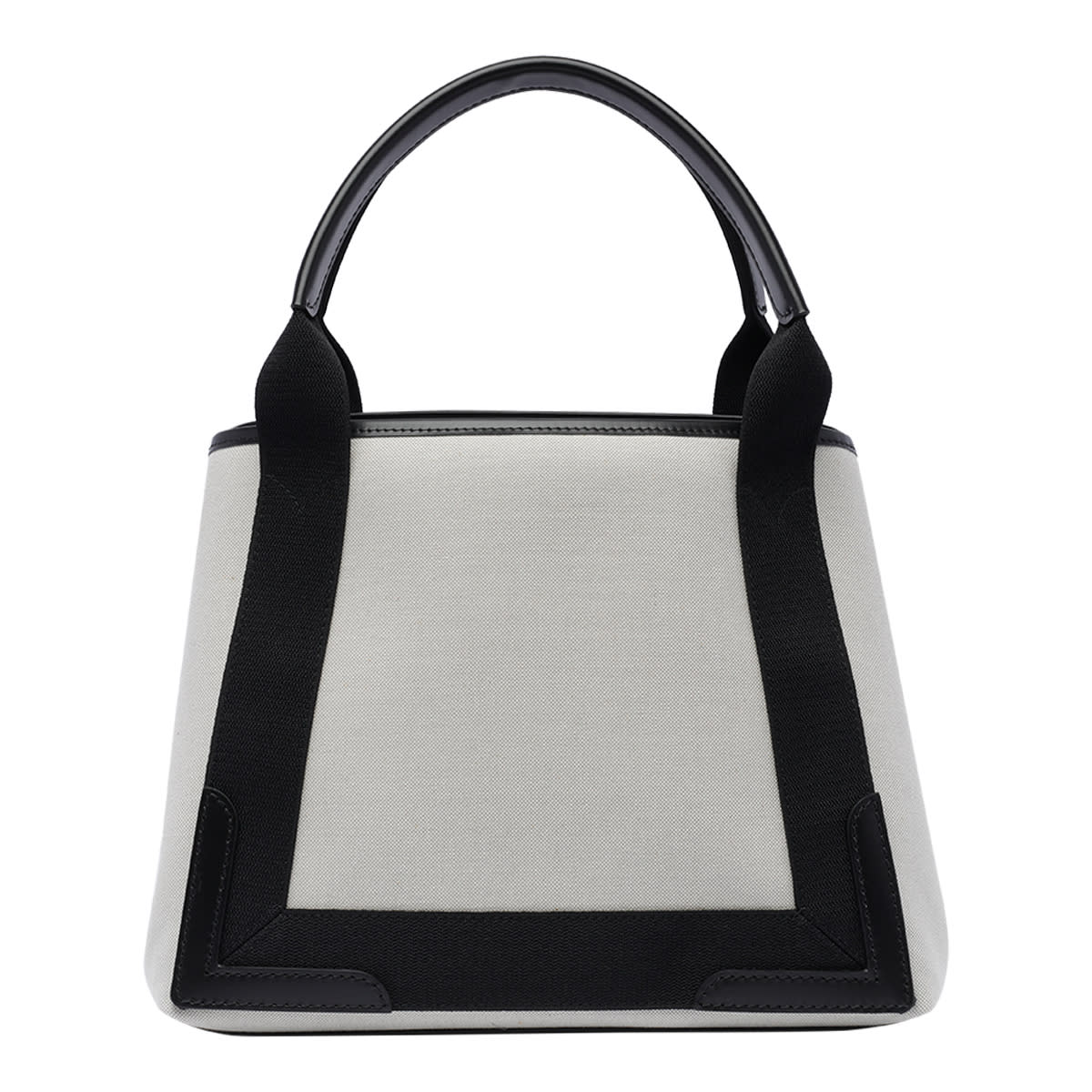 Shop Balenciaga Small Cabas Hand Bag In Grey