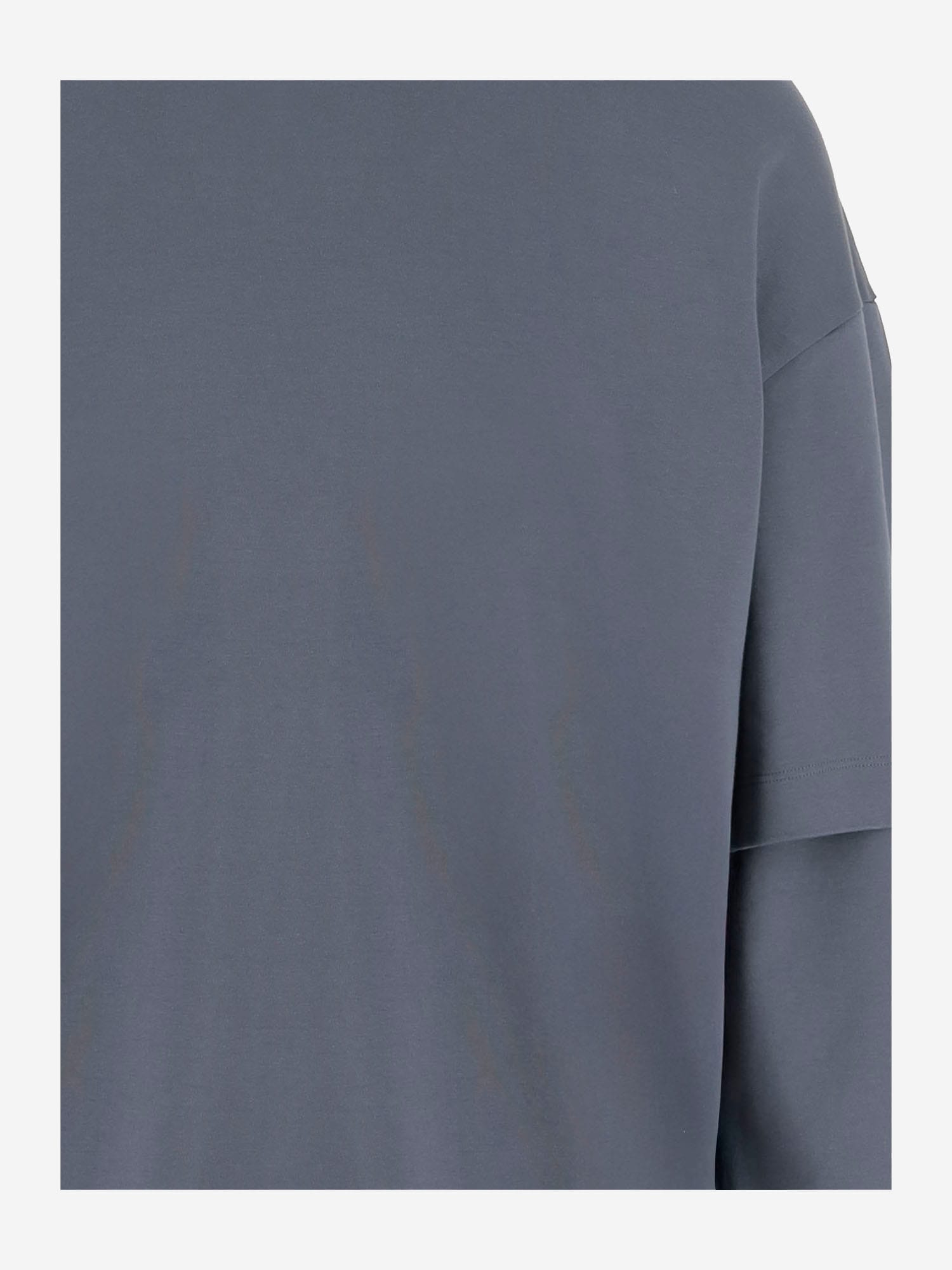 Darkpark Troy Double-sleeved T-shirt In Blue