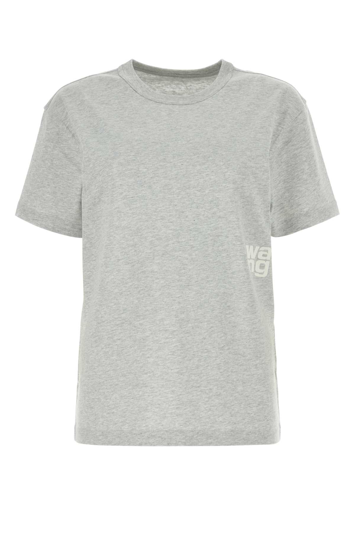 Melange Grey Cotton Oversize T-shirt