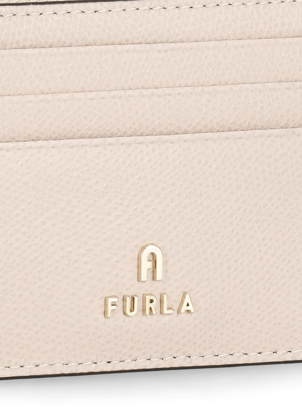 Shop Furla Camelia Holder Card In Ivory