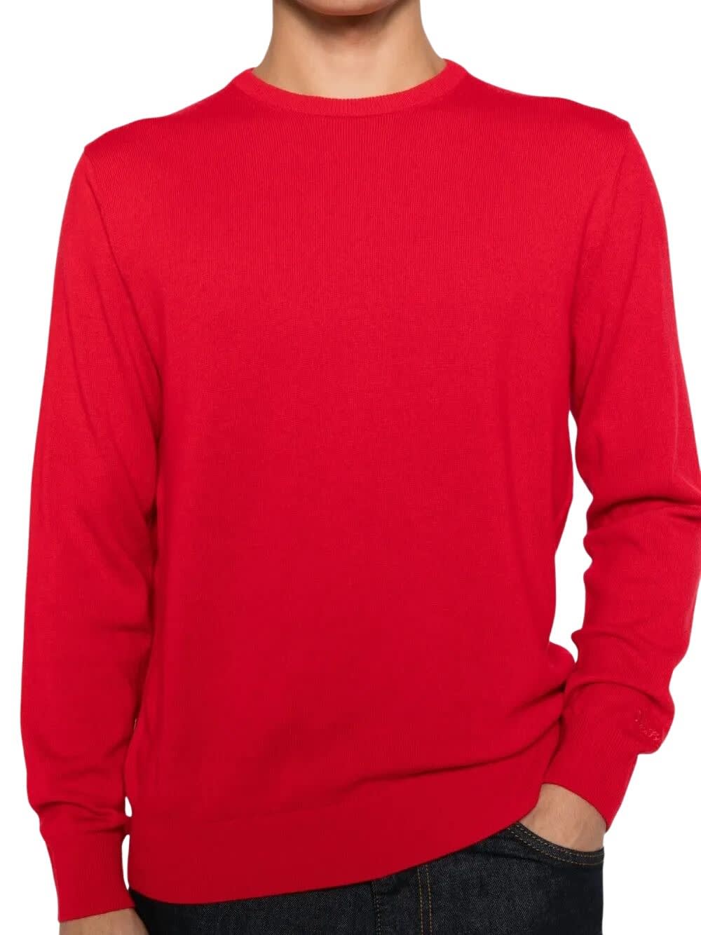 Mc2 Saint Barth Crew-neck Sweater In Red