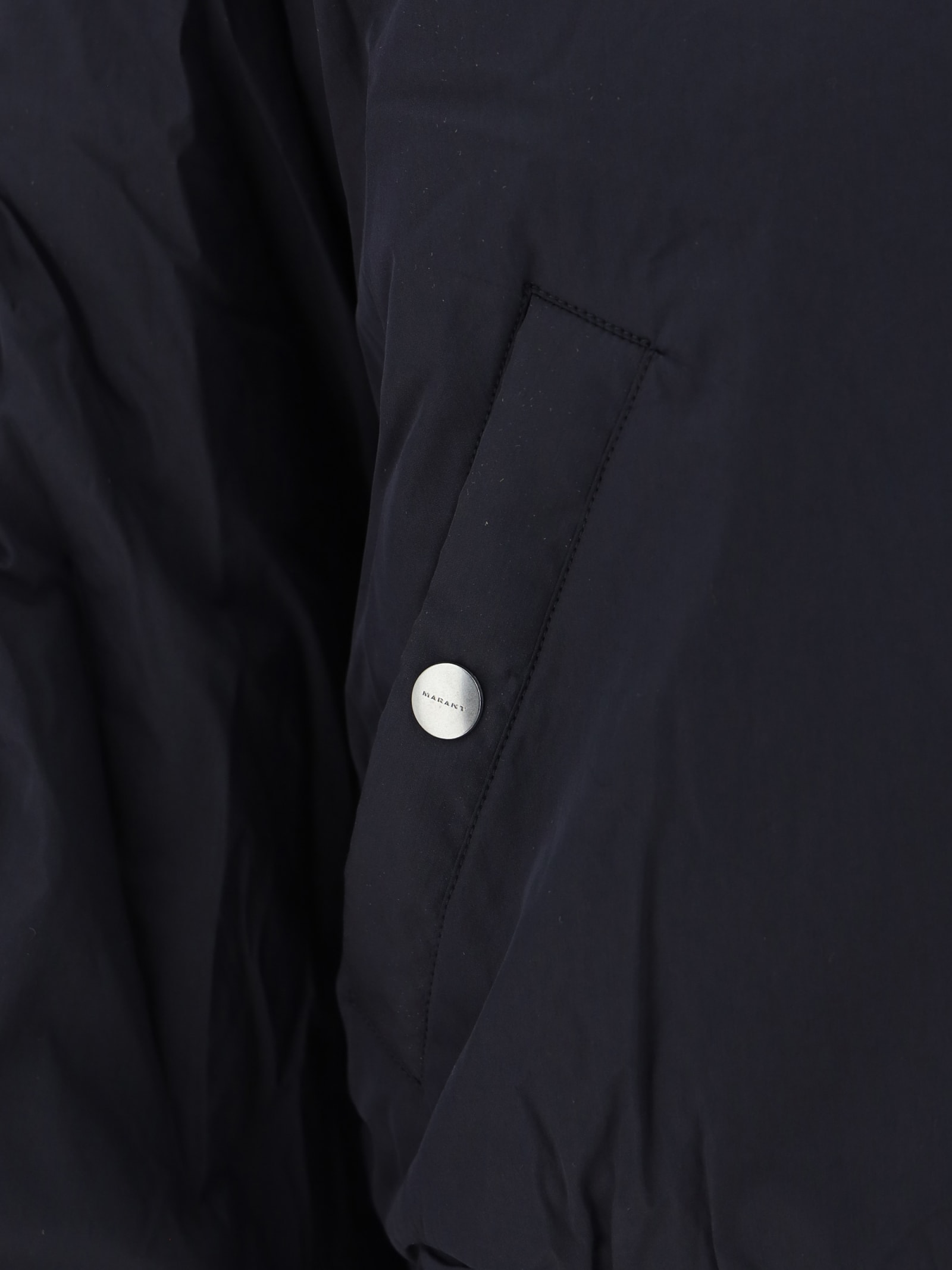 Shop Marant Etoile Bomber Bessime Jacket In Fk Faded Black