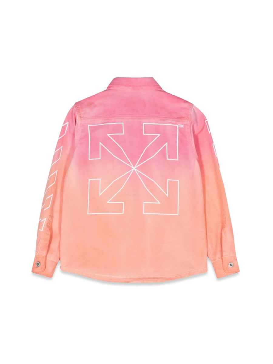 Off-white Helvetica Shirt ml In Multicolour