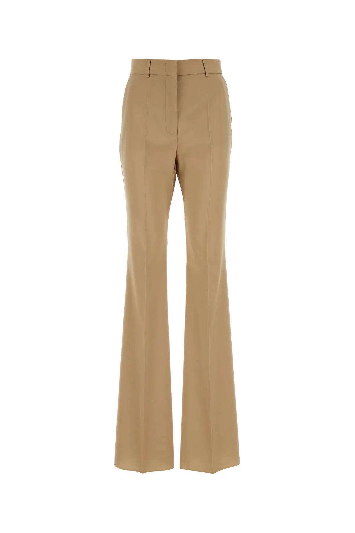 Shop Sportmax Beige Wool Hangar Pant In C