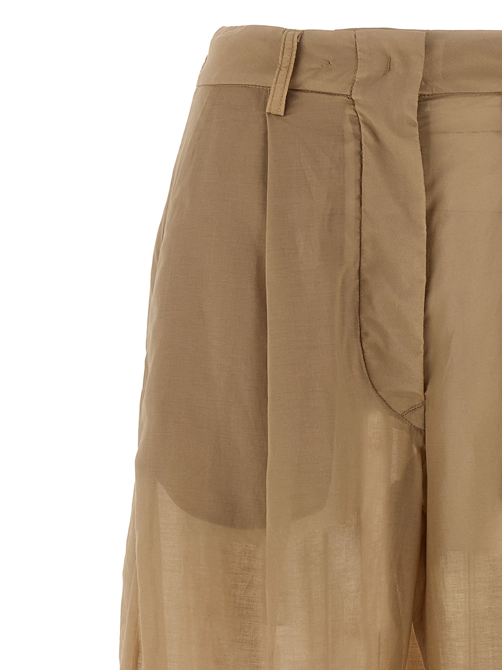 The Latest Semi-sheer Tailored Trousers