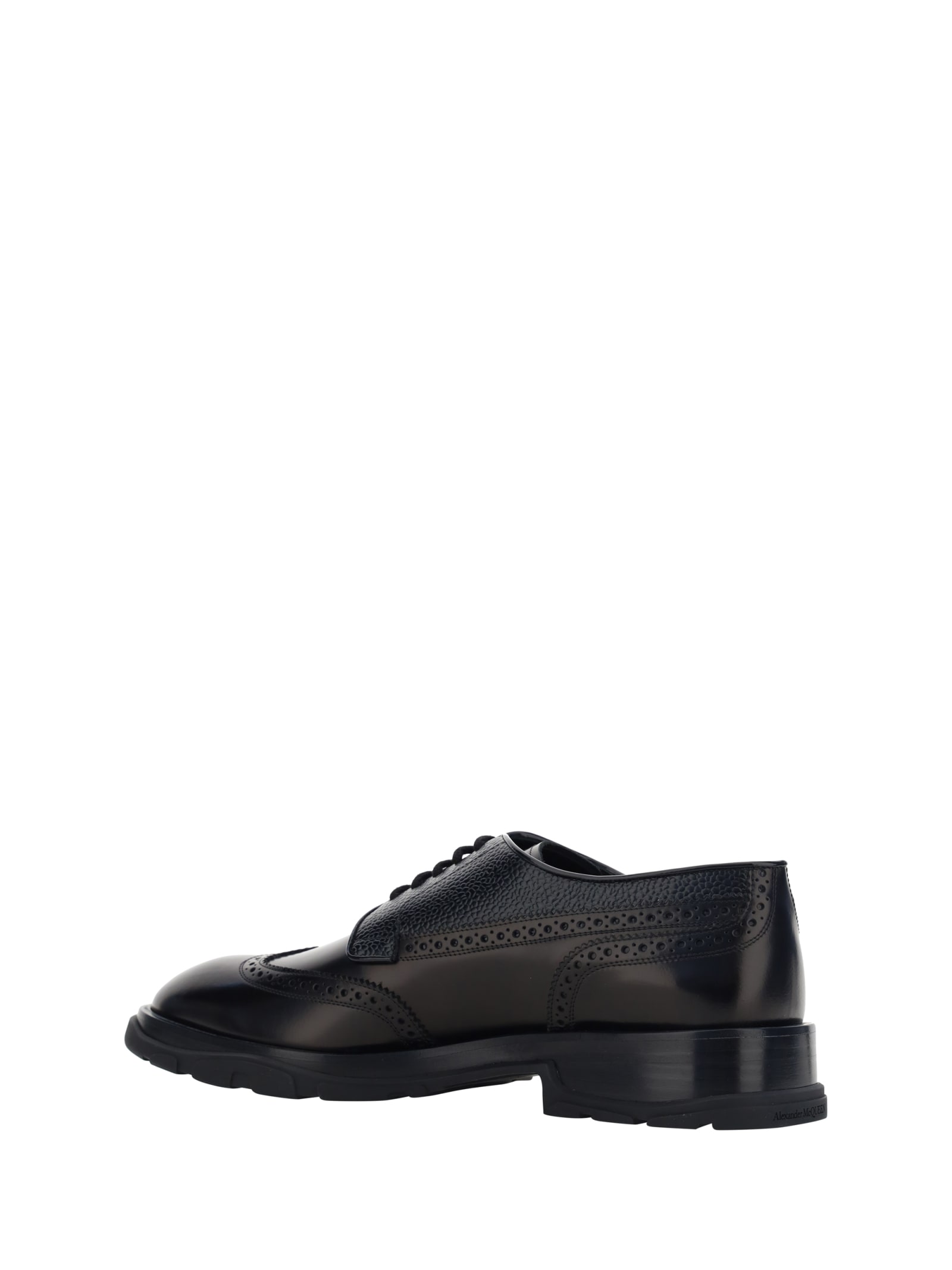 Shop Alexander Mcqueen Lace-up Shoes In Black