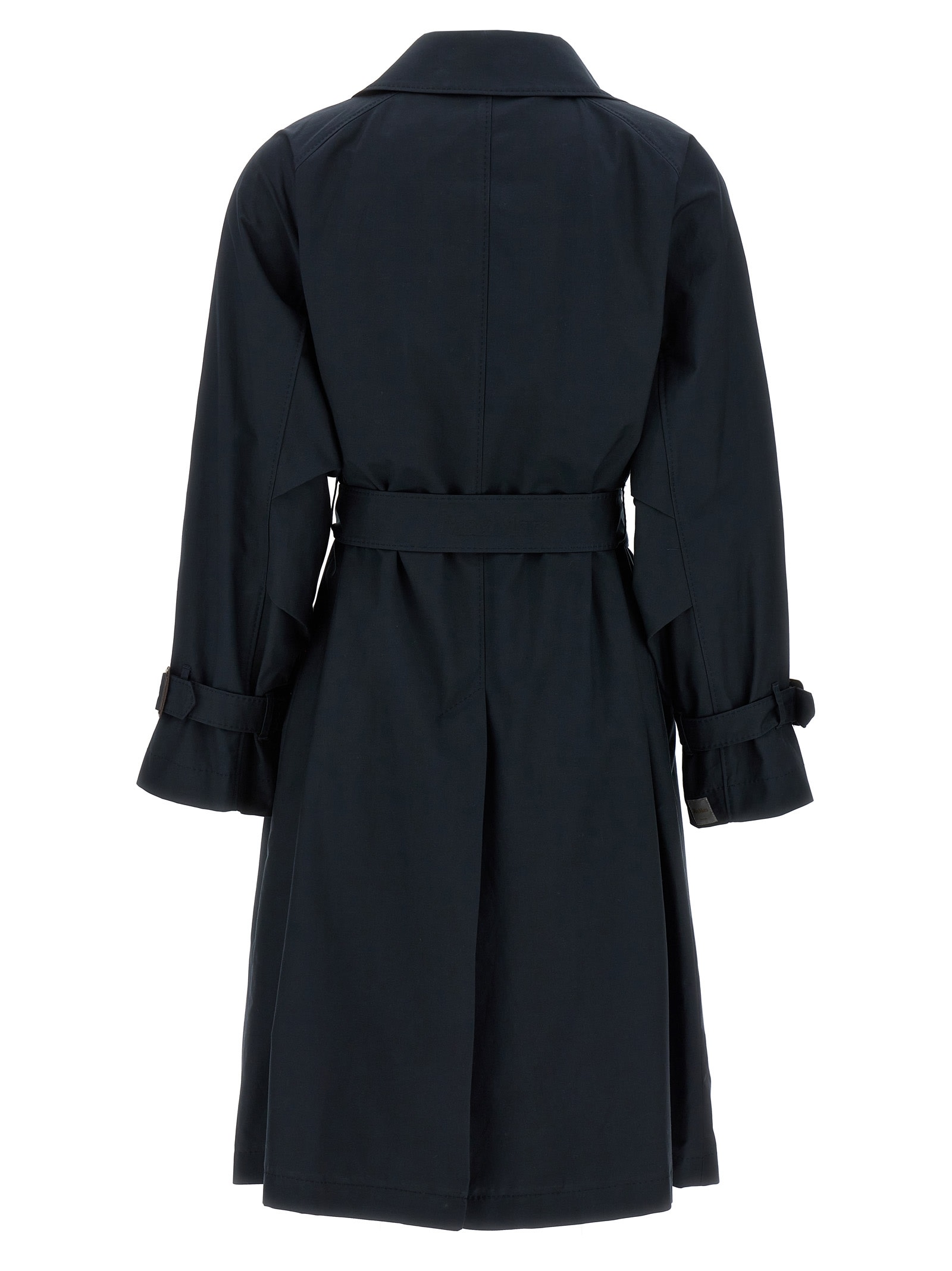 Max Mara The Cube Ctrench Trench Coat In Blue