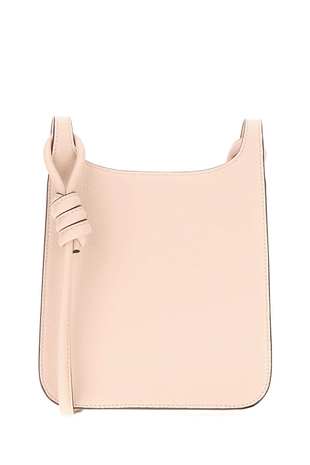 Shop Mcm Pink Leather Mini Hummel Crossbody Bag In P7