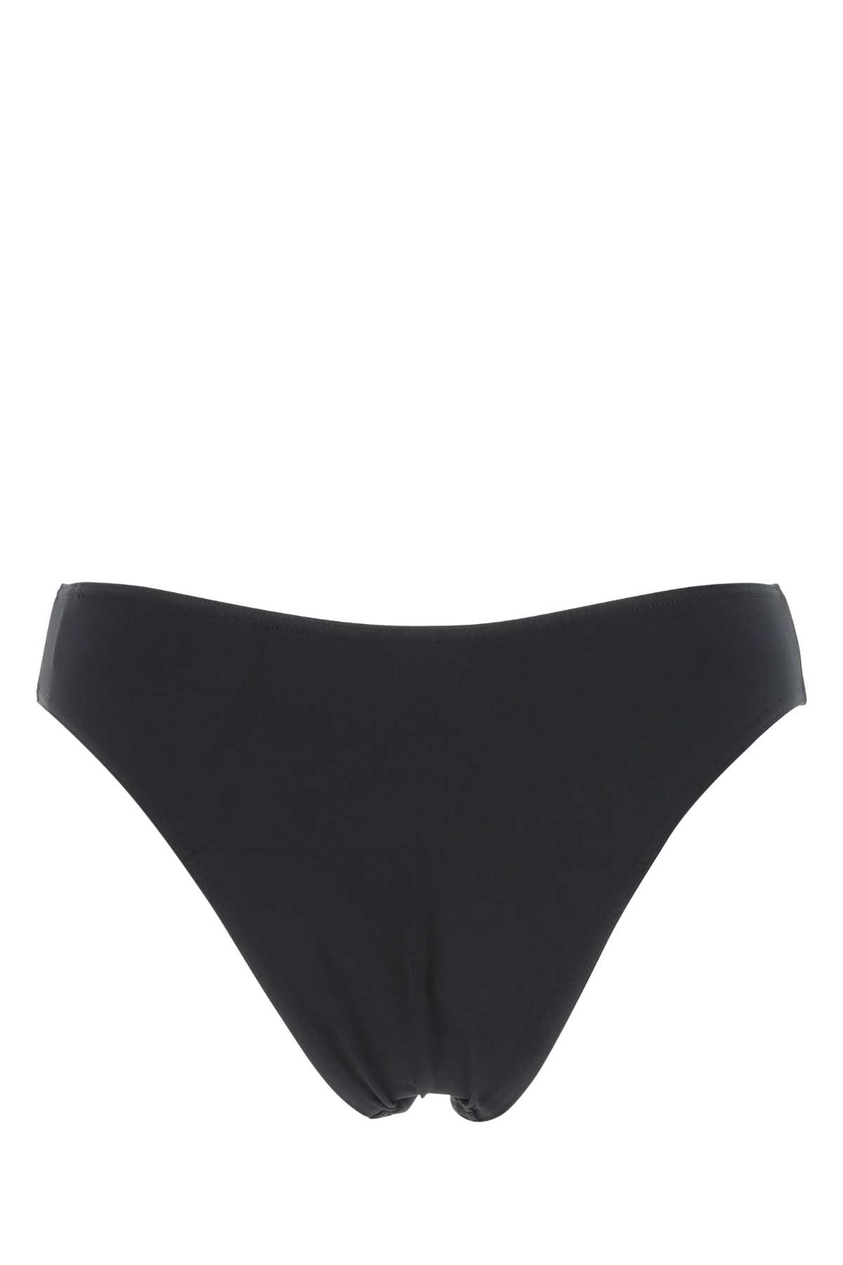 Eres Black Stretch Nylon Bikini Bottom In 018137