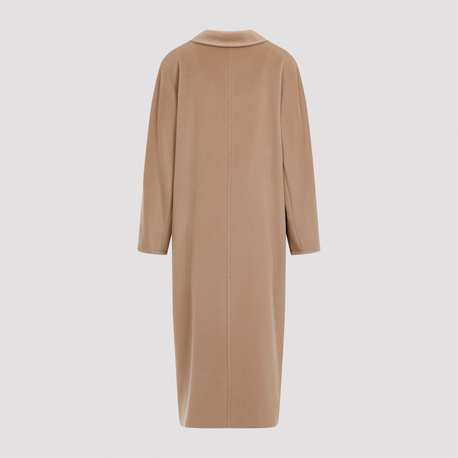 Max Mara Madame Wool Coat In Brown