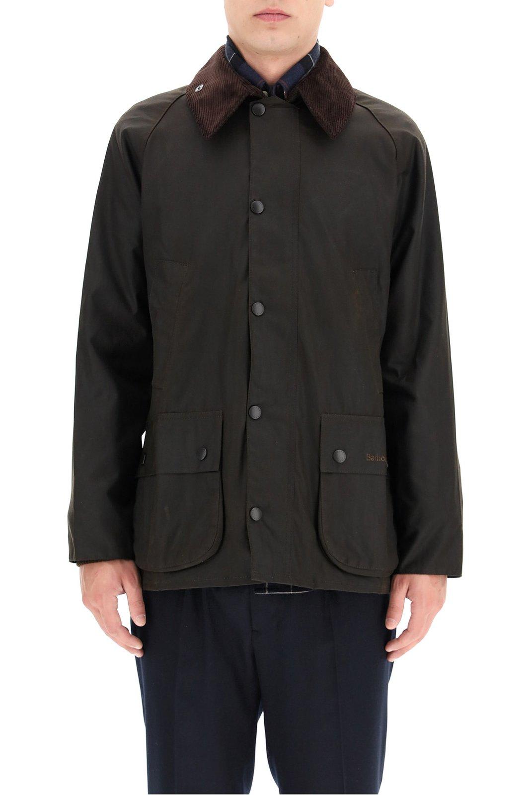 Shop Barbour Bedale Wax Jacket In Green