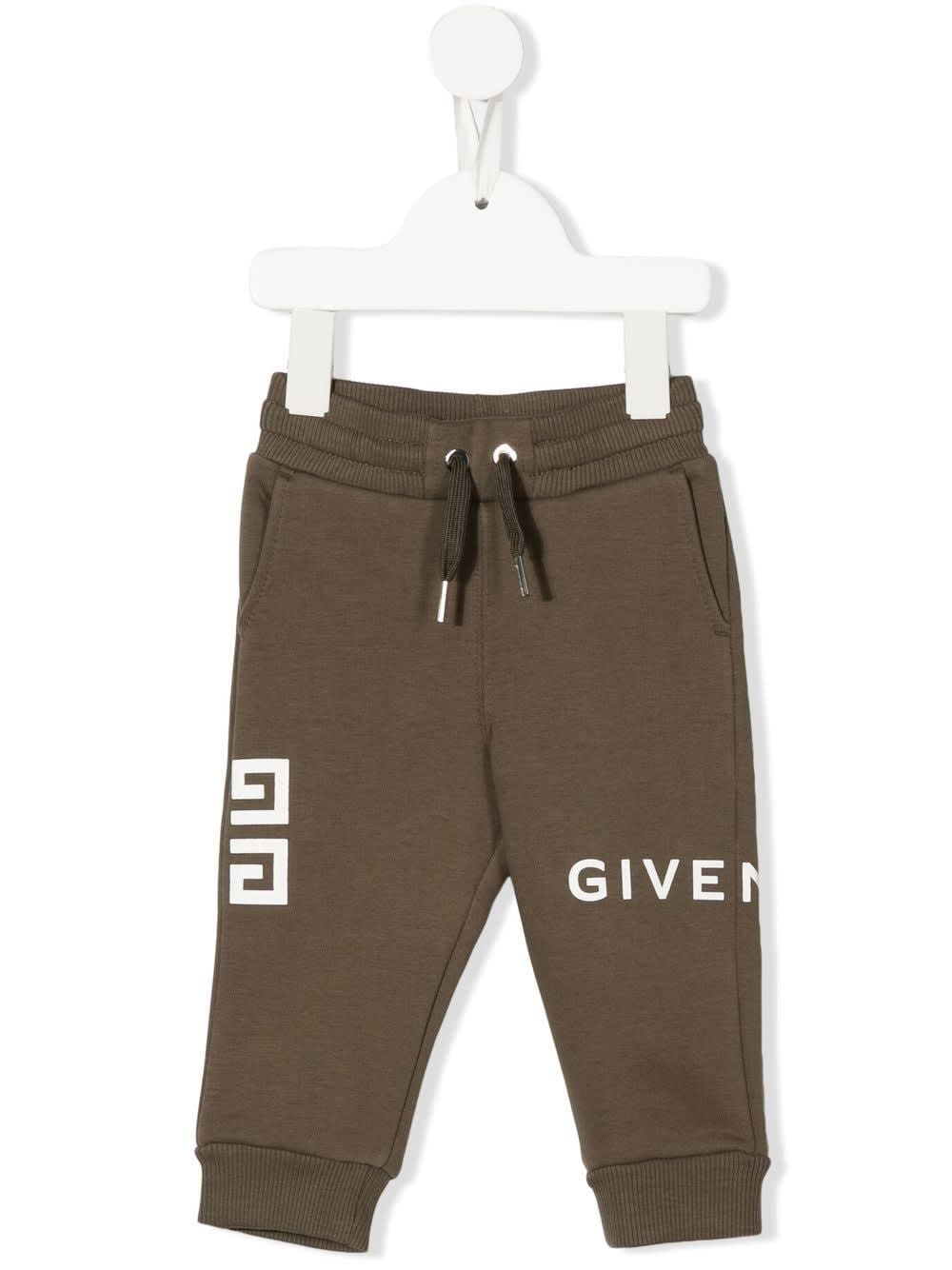 Givenchy Brown Cotton Track Pants