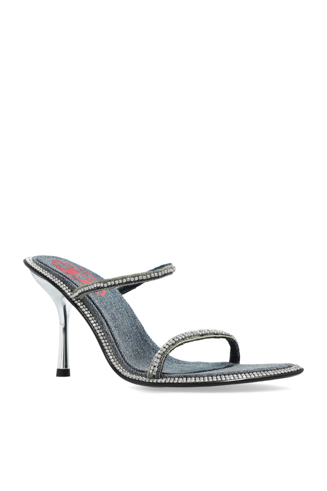 DIESEL DIESEL HEELED MULES D-HAVANNA