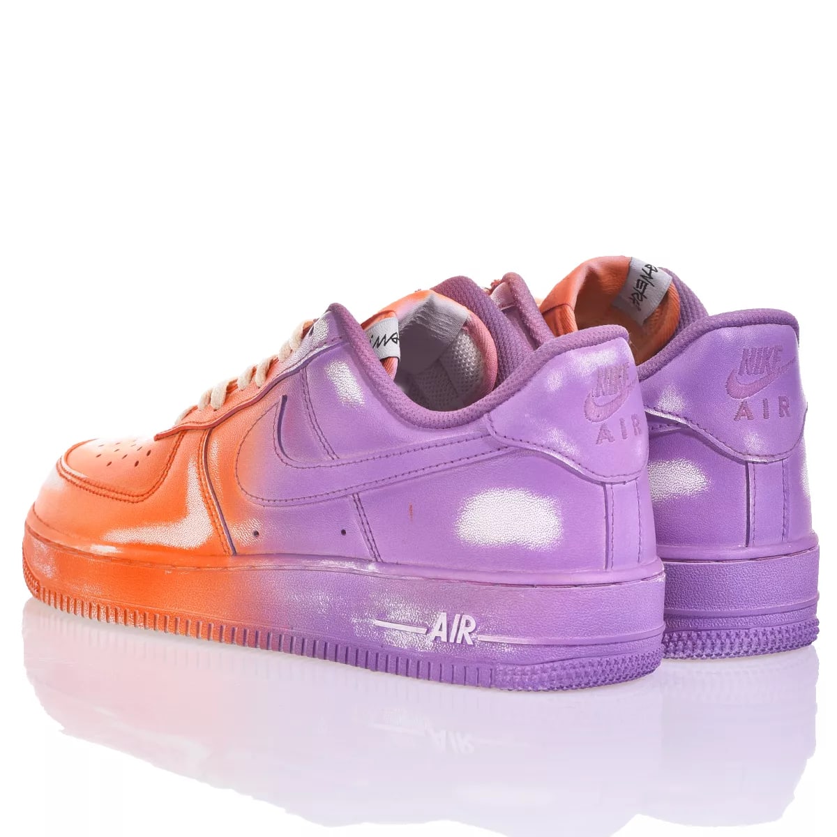 Shop Mimanera Nike Air Force 1 Orange Purple