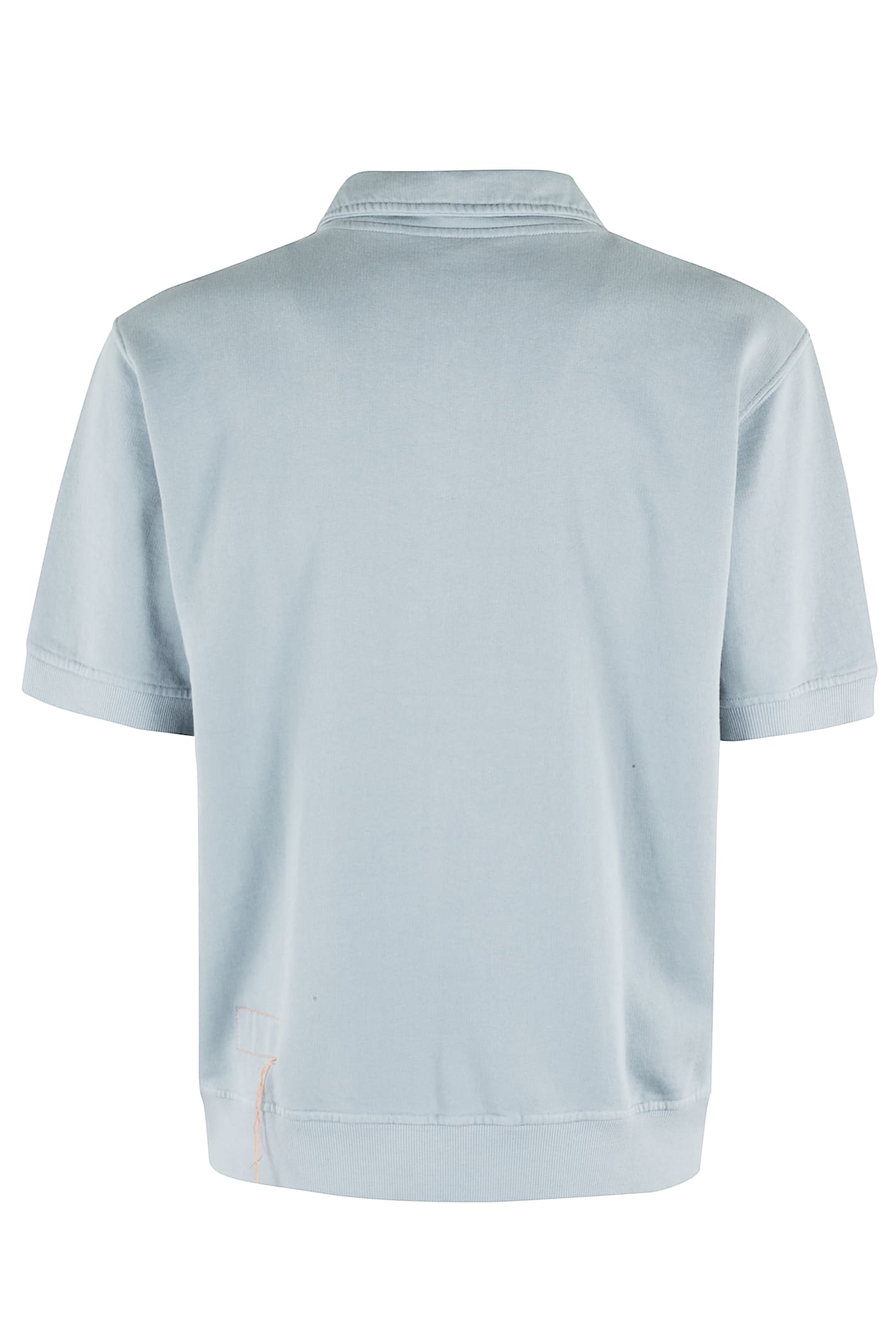 Fortela Zip Up Sweatshirt With Polo Collar In Cgr Grey