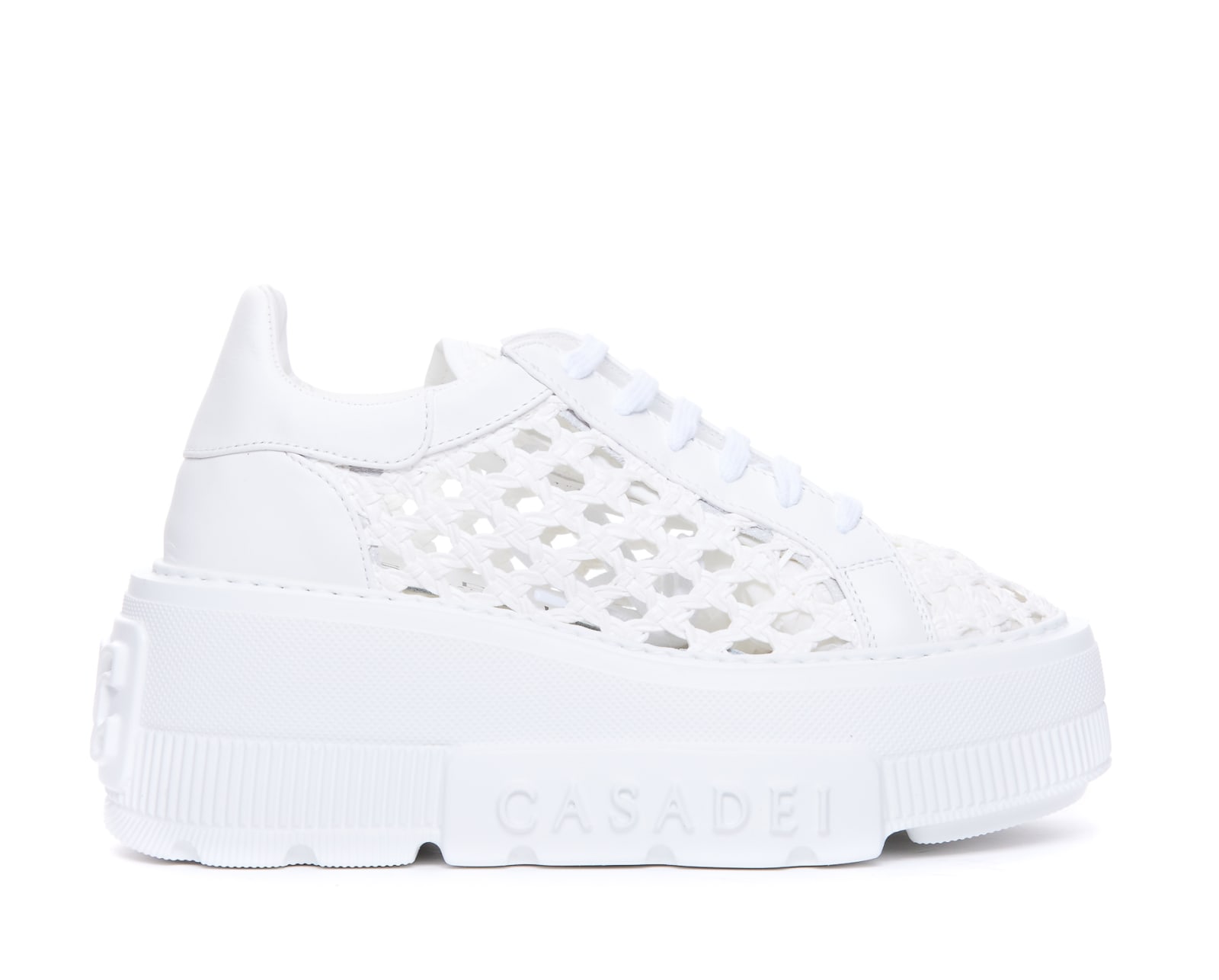 Shop Casadei Nexus Sneakers In White