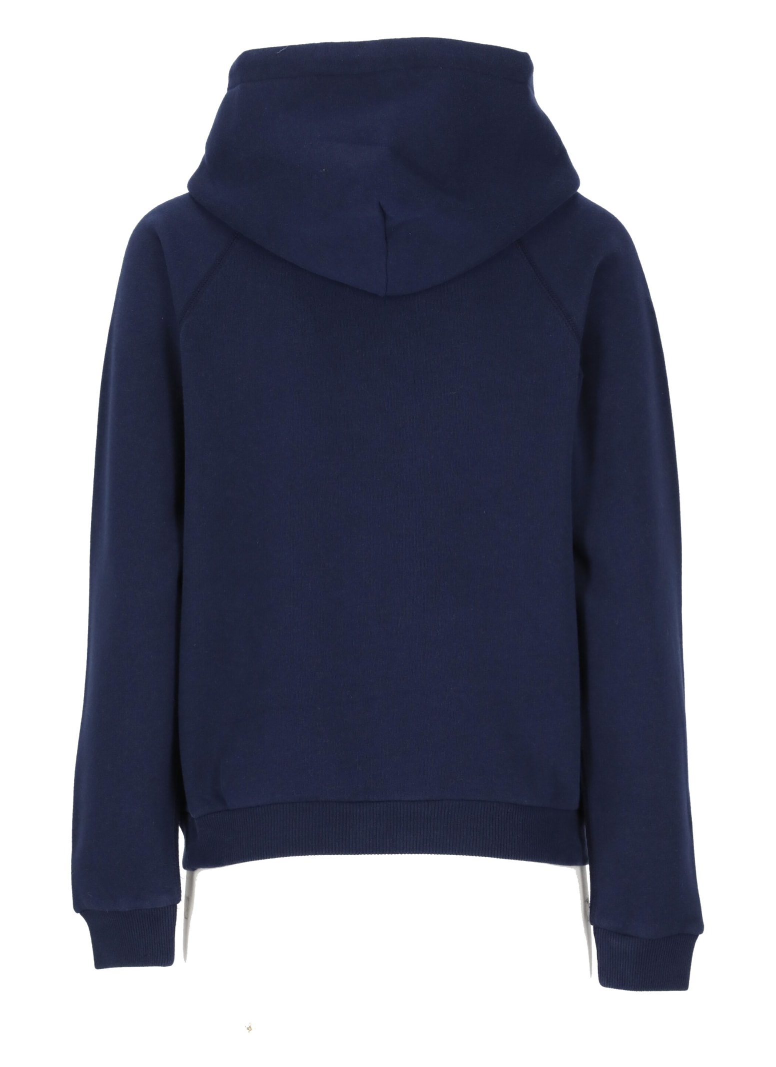 Shop Ralph Lauren Hoodie With Pony In Blue