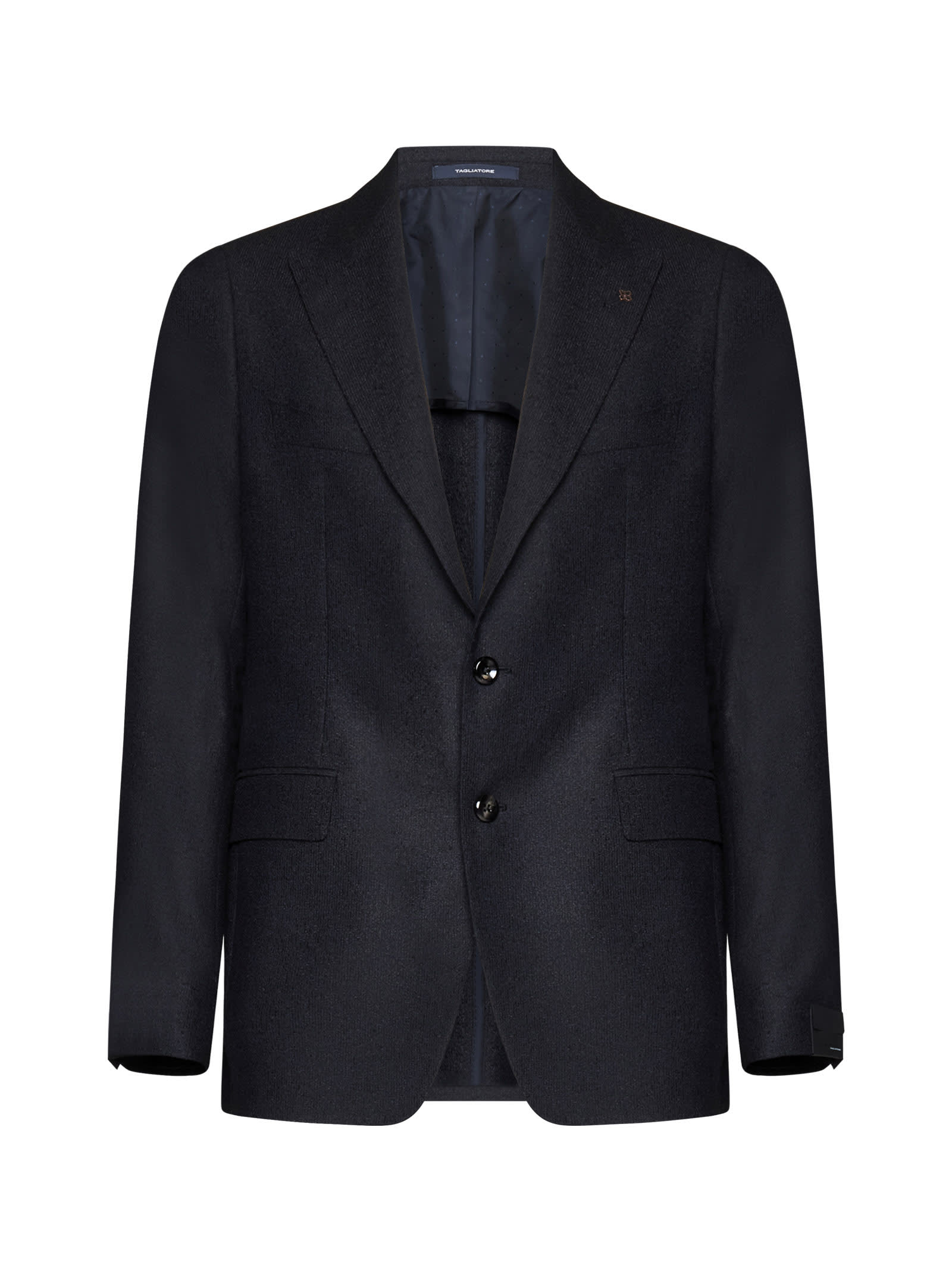 Shop Tagliatore Blazer In Blu