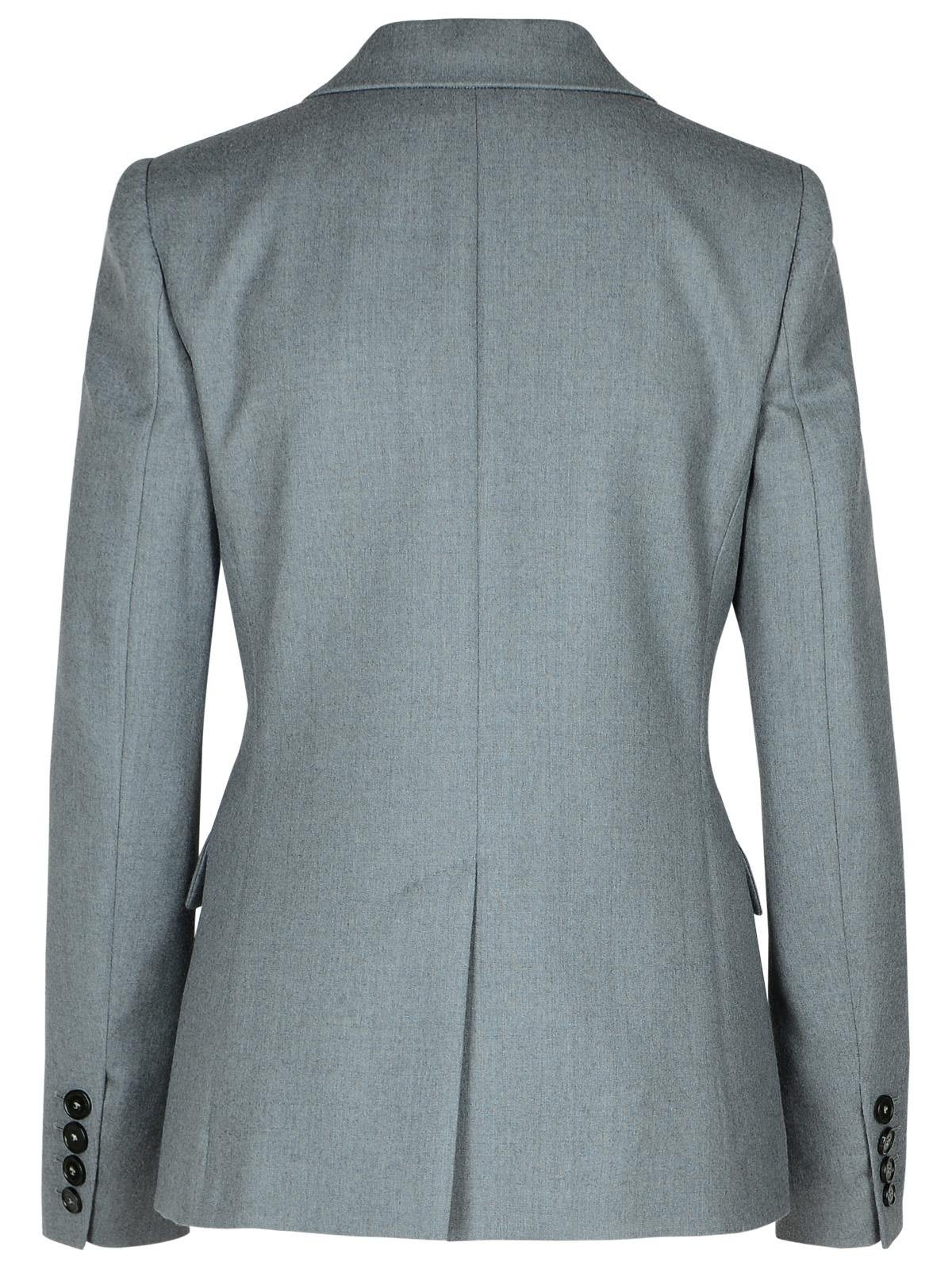 Shop Stella Mccartney Single-breasted Tailored Blazer In Grey