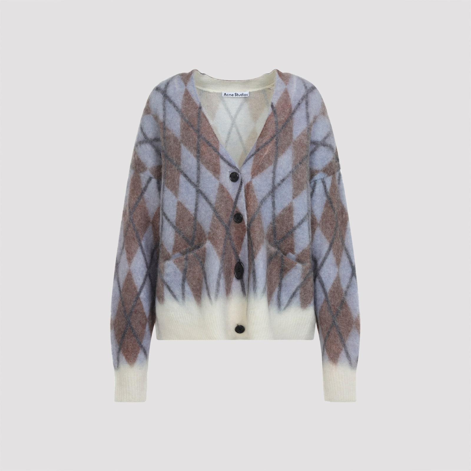 Acne Studios Cardigan Grey In Multi