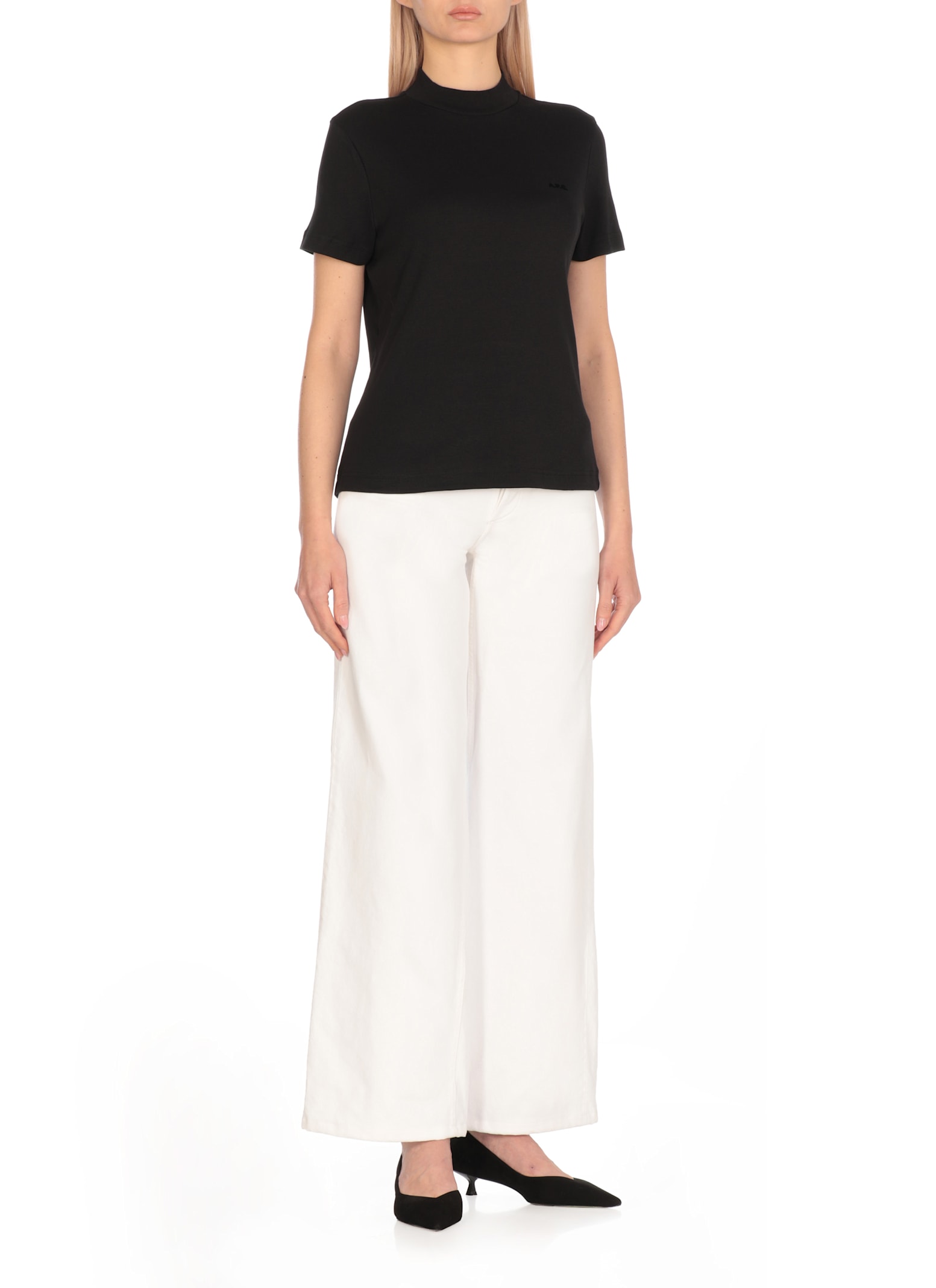 Apc A.p.c. T-shirts And Polos In Black