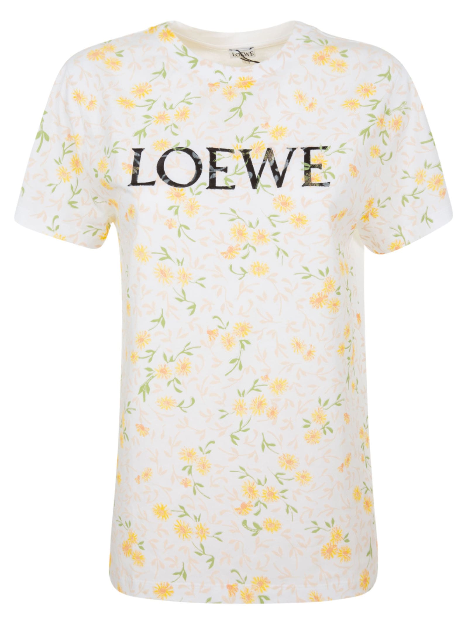 LOEWE FLOWER PRINT T-SHIRT,11312456